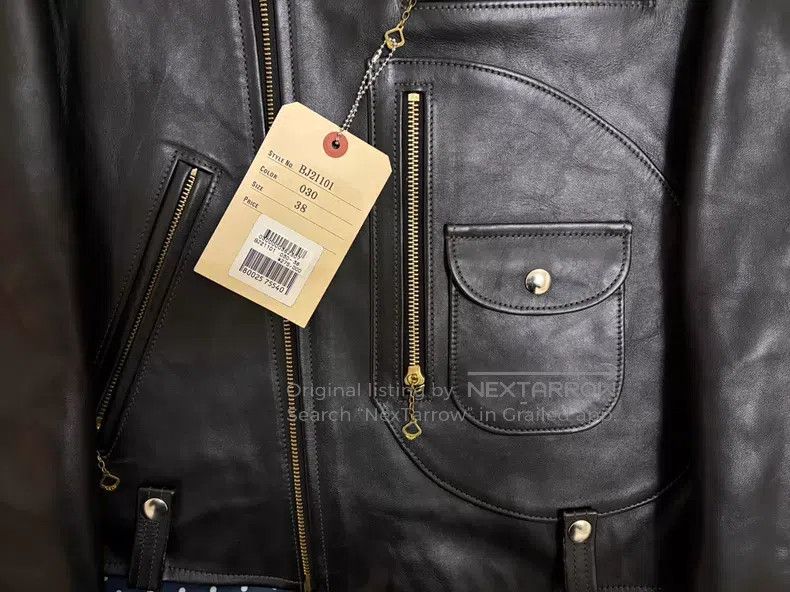 Buco Buco J24 cable-stayed leather jacket Size US M / EU 48-50 / 2 - 8 Thumbnail