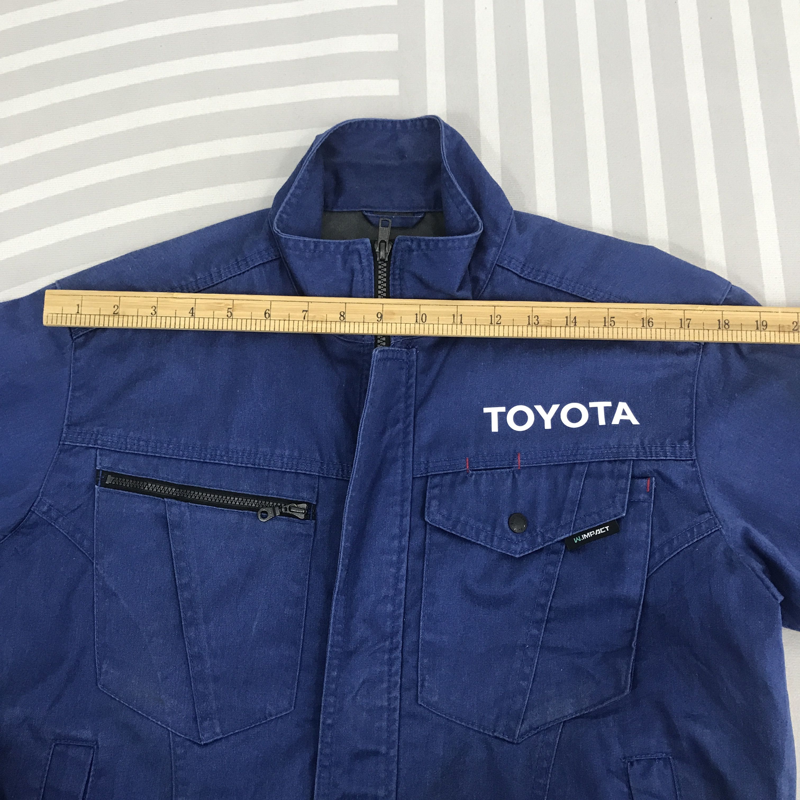 Japanese Brand × Vintage Vintage Toyota Racing blue woking Jacket Size US L / EU 52-54 / 3 - 5 Thumbnail