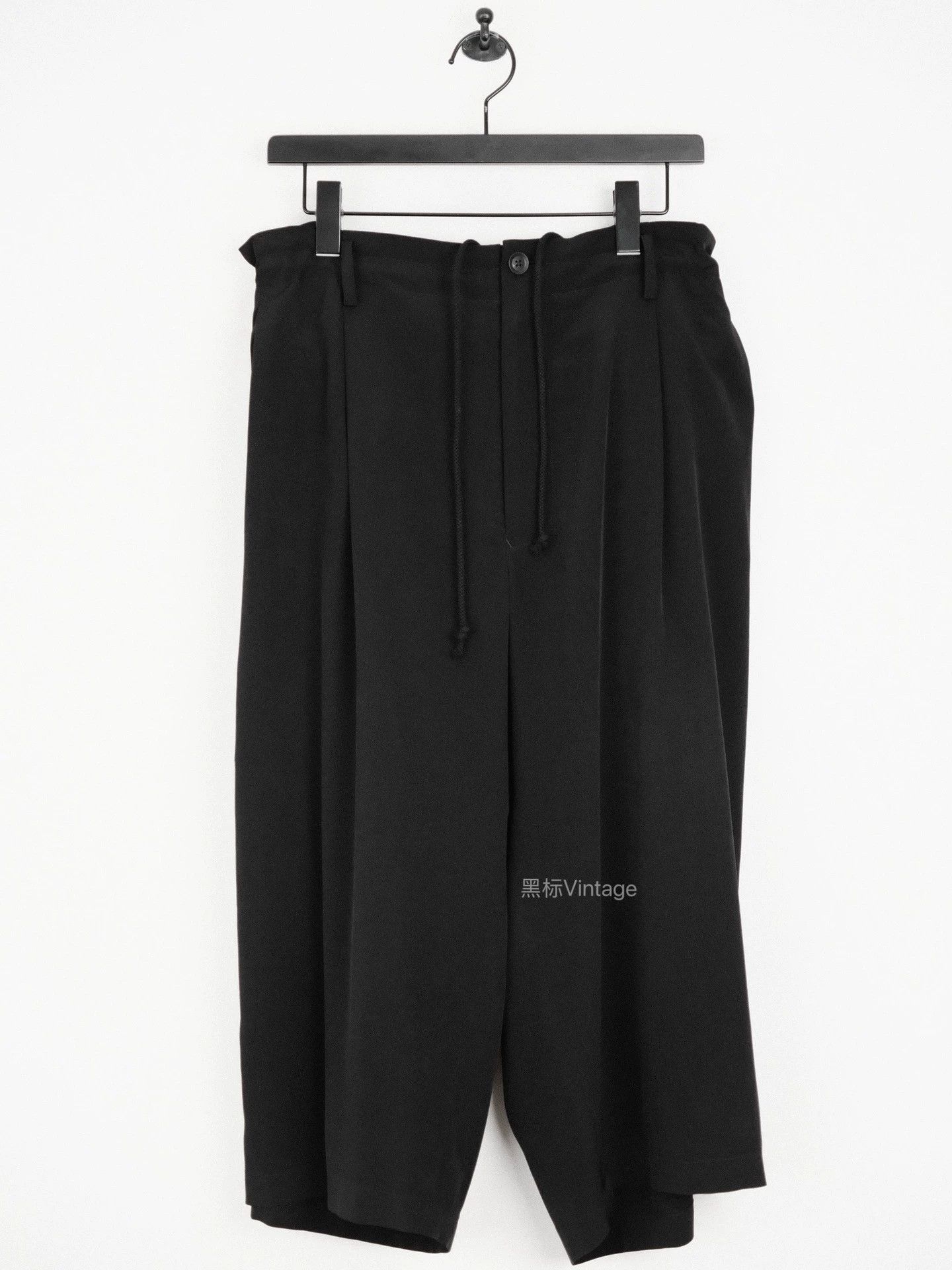 Yohji Yamamoto Yohji Yamamoto 22s Vtg Triacetate Wideleg 8 Pant Men 9/10 Size US 32 / EU 48 - 2 Thumbnail