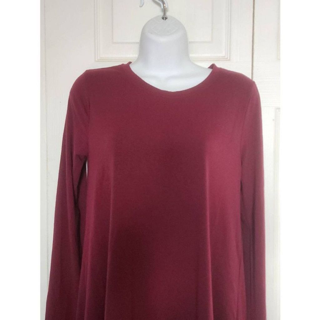 Other Zenana Maroon Tunic Size XS / US 0-2 / IT 36-38 - 2 Thumbnail