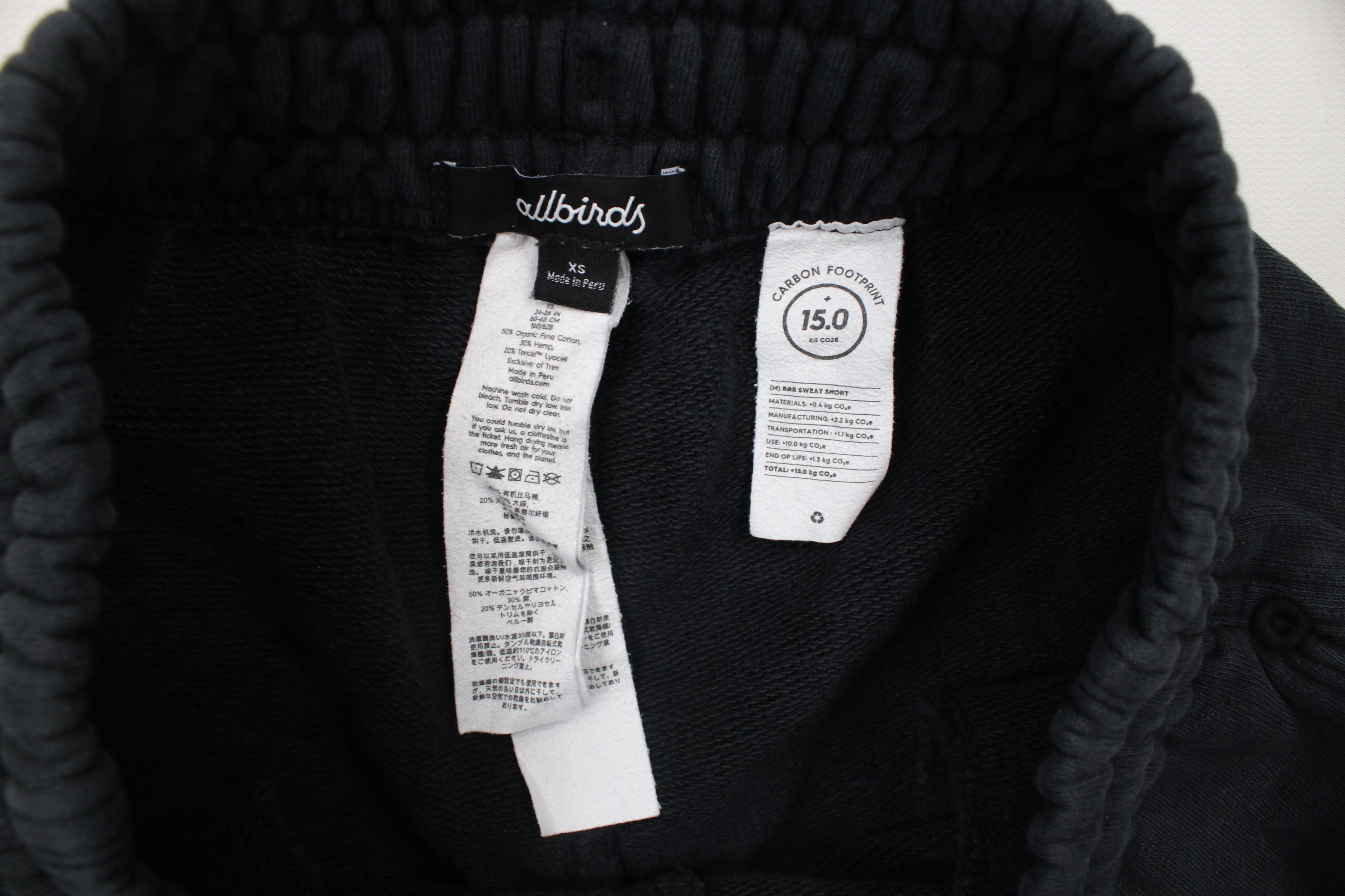 Allbirds × Vintage allbirds Spell Above Knee French Terry Cloth Shorts Black Size US 28 / EU 44 - 7 Thumbnail