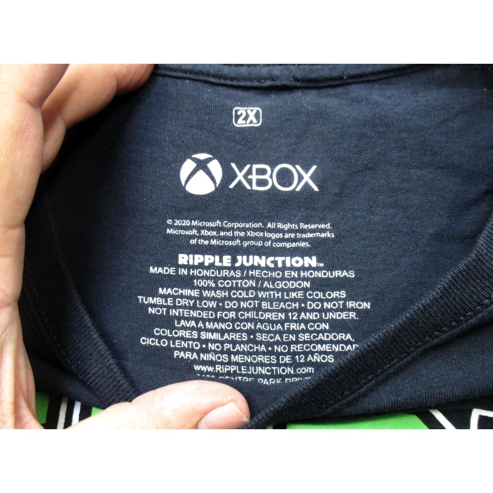 Vintage Xbox Shirt Mens 2XL Black Gaming University 2001 Graphic Tee Video Game Size US XXL / EU 58 / 5 - 3 Thumbnail