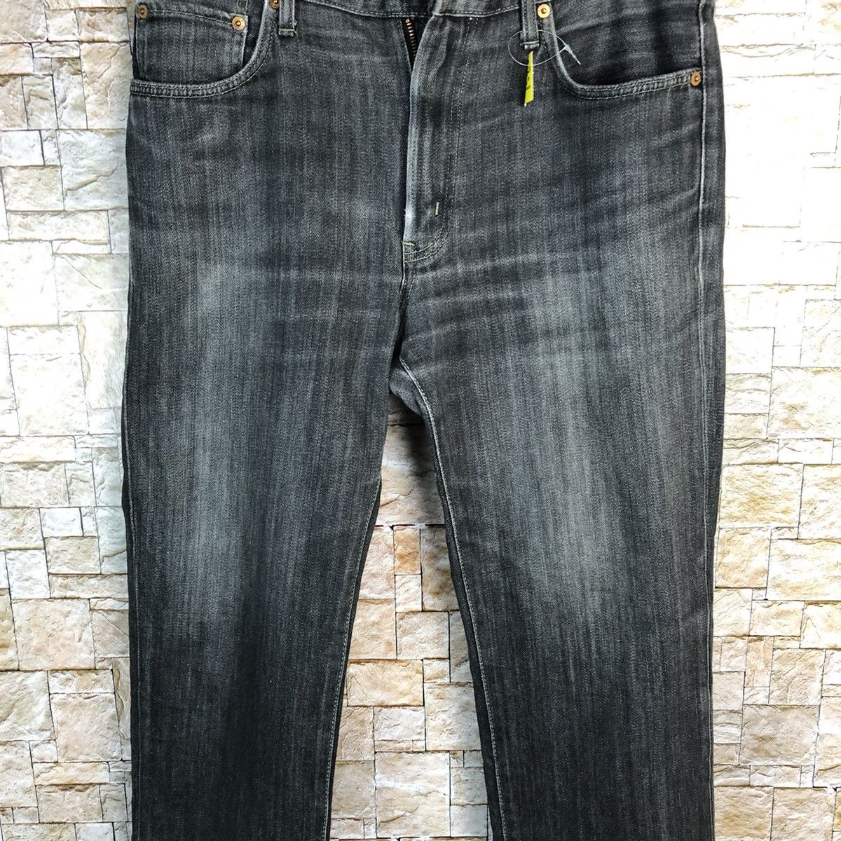 Edwin Edwin Black Denim vintage ripped distressed Pants #7598 Size US 34 / EU 50 - 6 Thumbnail