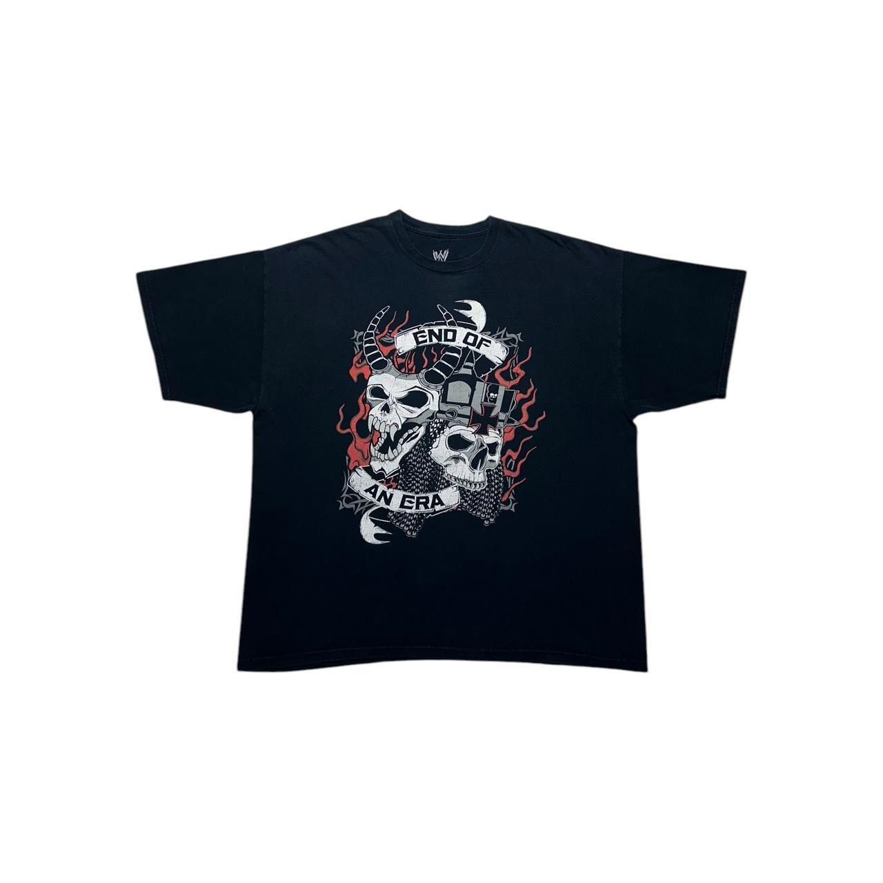 Hanes × Vintage × WWE Triple H vs Undertaker 2012 Wrestlemanja End of an Era T-Shi Size US XXL / EU 58 / 5 - 1 Thumbnail