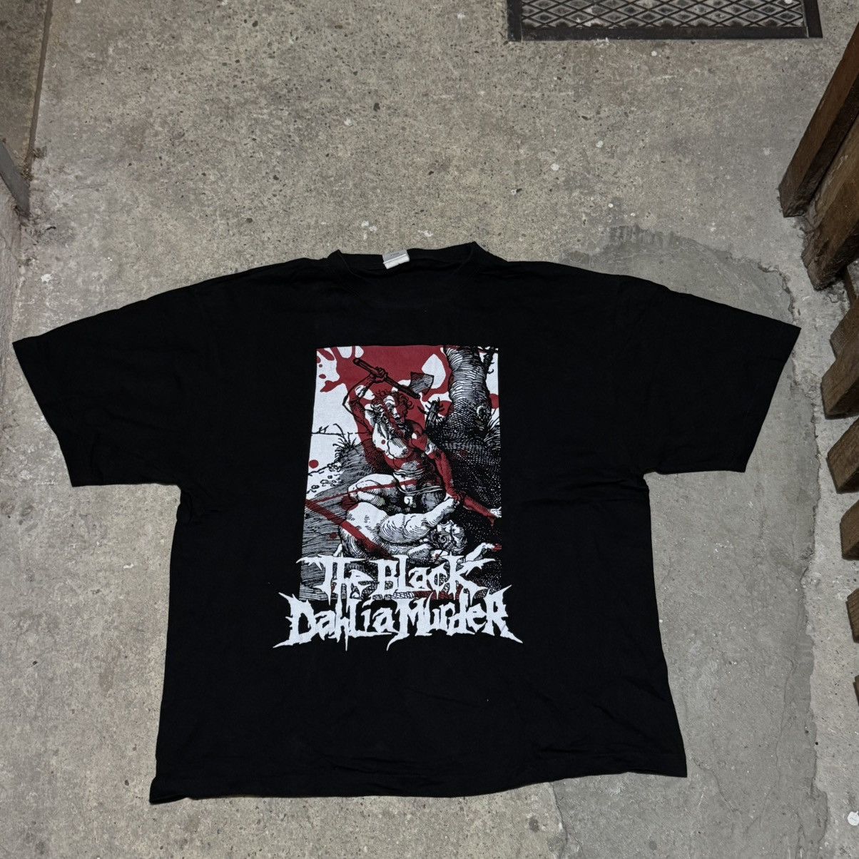 Band Tees × Vintage Vintage The Black Dahila Murder 2004 xmas tour t-shirt Size US XL / EU 56 / 4 - 1 Thumbnail