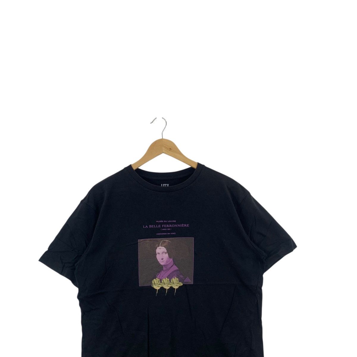 Uniqlo UNIQLO x LOUVRE Leonardo Da Vicci La Belle Ferronniere Tee Size XL / US 12-14 / IT 48-50 - 2 Thumbnail