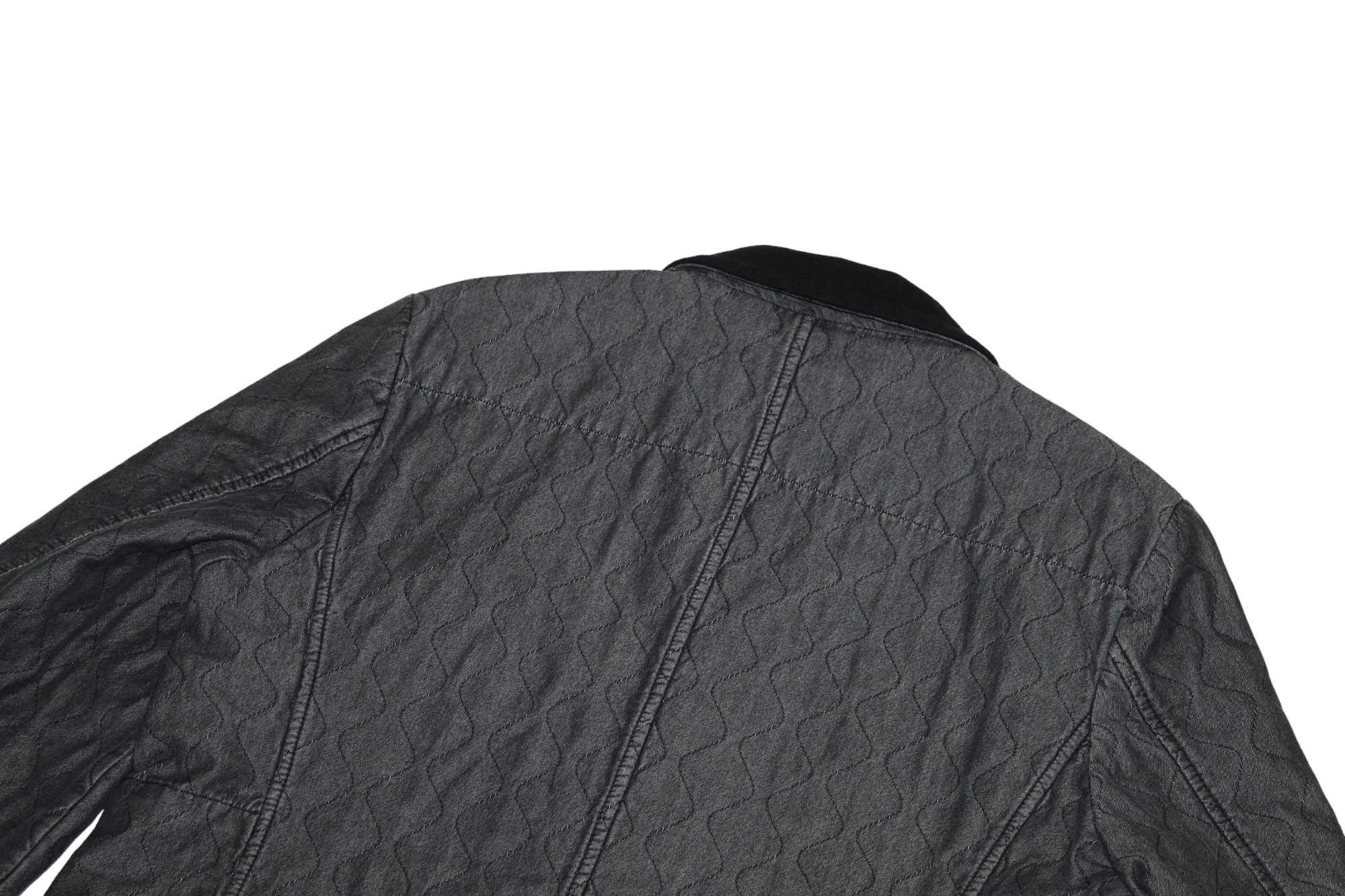 Andrea Pompilio Andrea Pompilio Charcoal Black Quilted Insulated Jacket Size US L / EU 52-54 / 3 - 16 Thumbnail