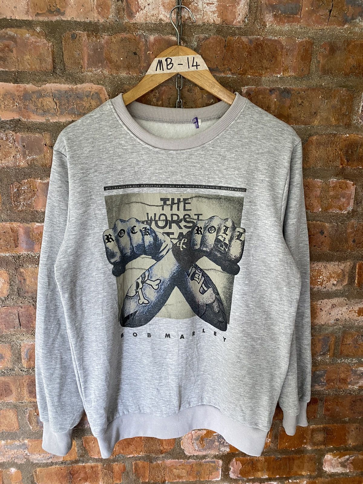 Band Tees Vintage BoB Marley Tattoo skull sweatshirt Size US M / EU 48-50 / 2 - 2 Thumbnail