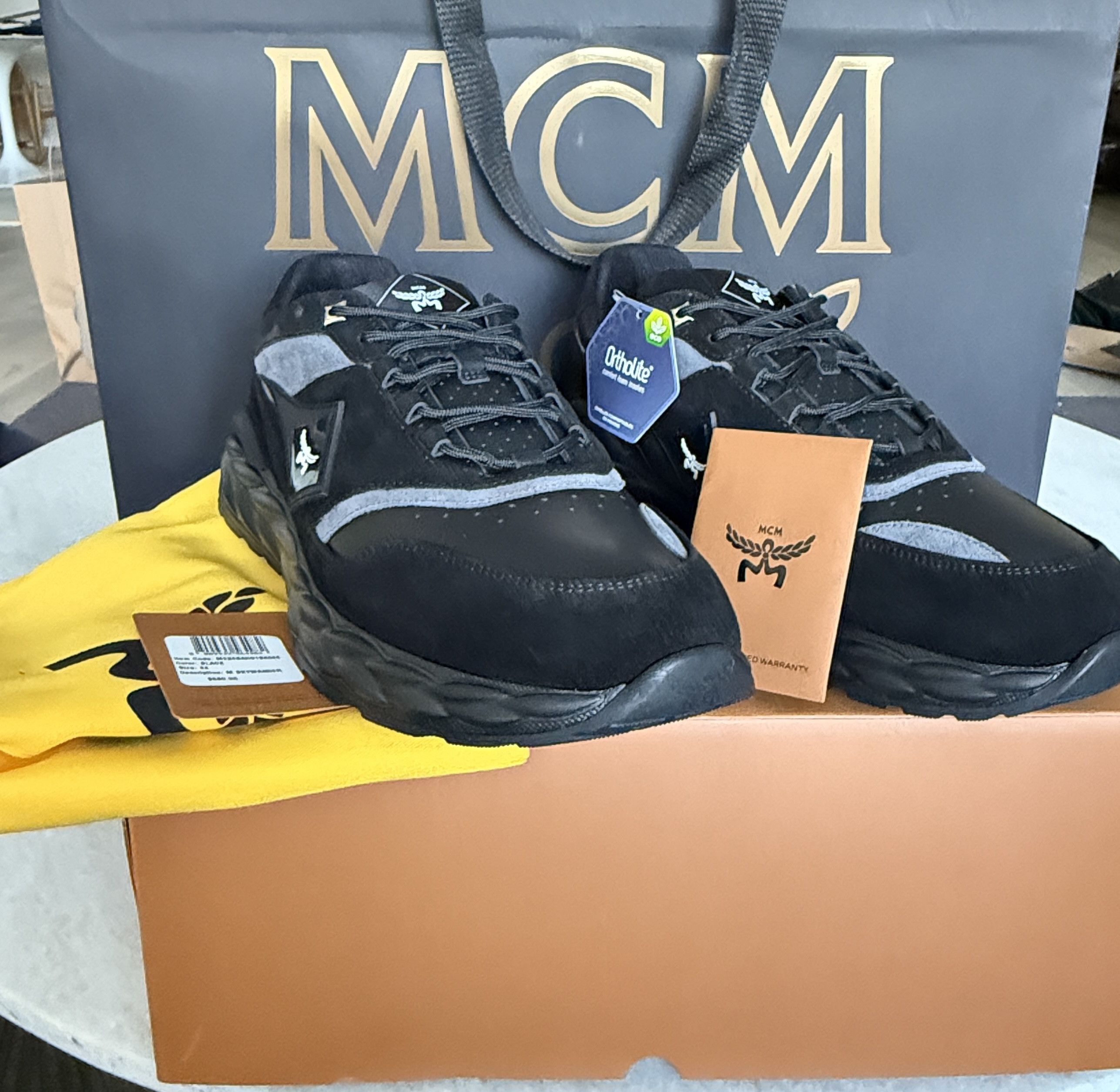 MCM MCM Skywander Low Top Sneakers Men's Black, Sz 44 Size US 11 / EU 44 - 9 Thumbnail
