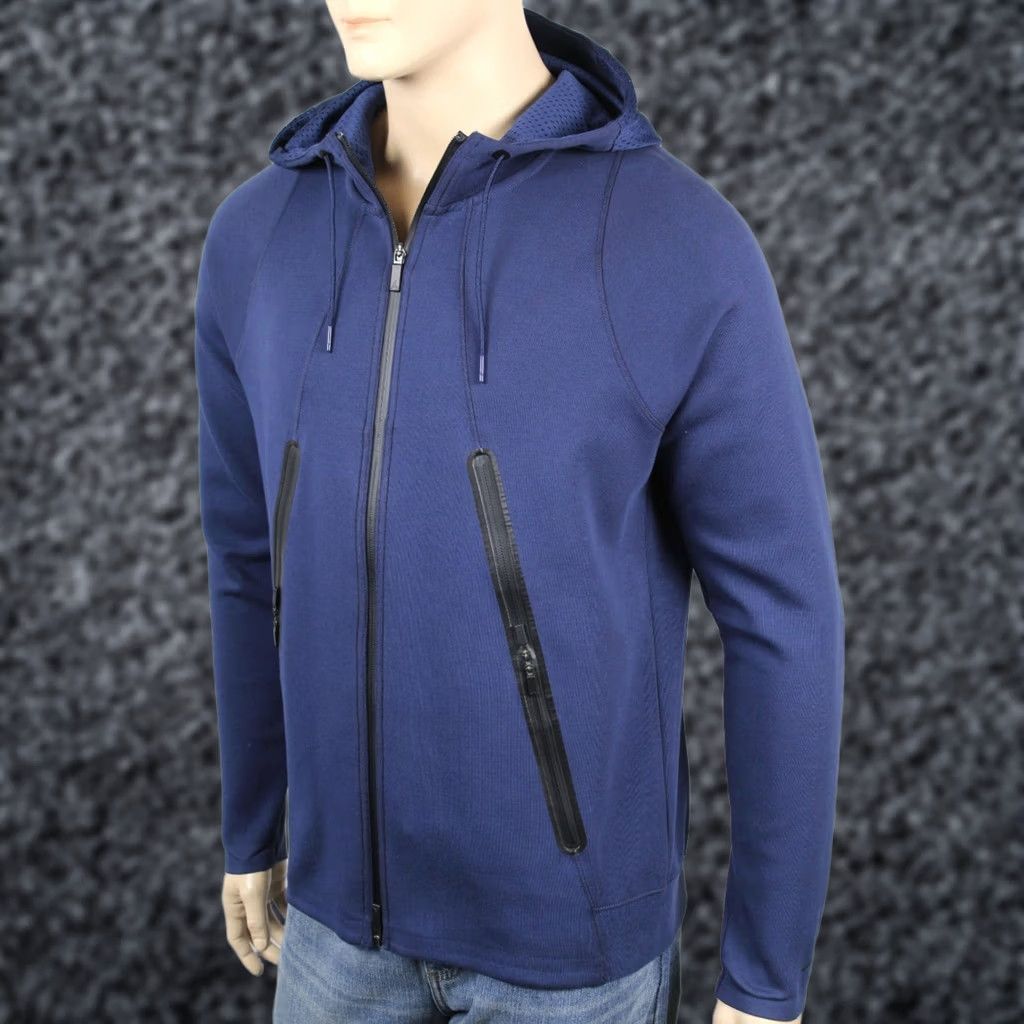 Nike Nike Jumpman Blue Full Zip Hoodie Sweatshirt NWT 50 Size US L / EU 52-54 / 3 - 1 Preview
