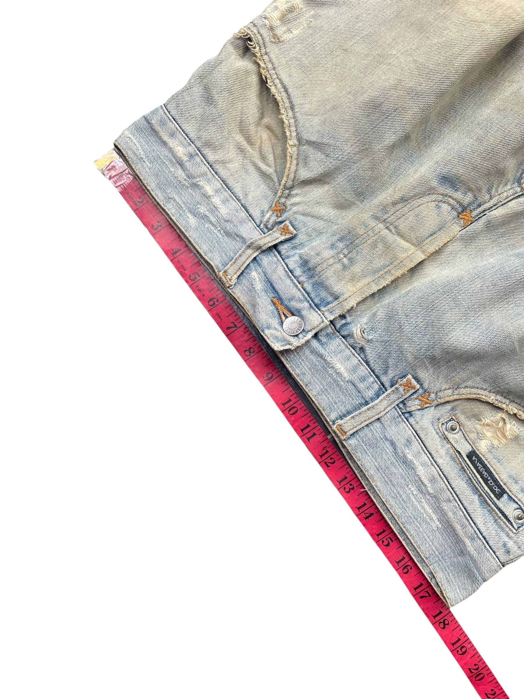 Dolce & Gabbana Dolce & Gabbana Distresed Denim Size US 35 - 15 Thumbnail