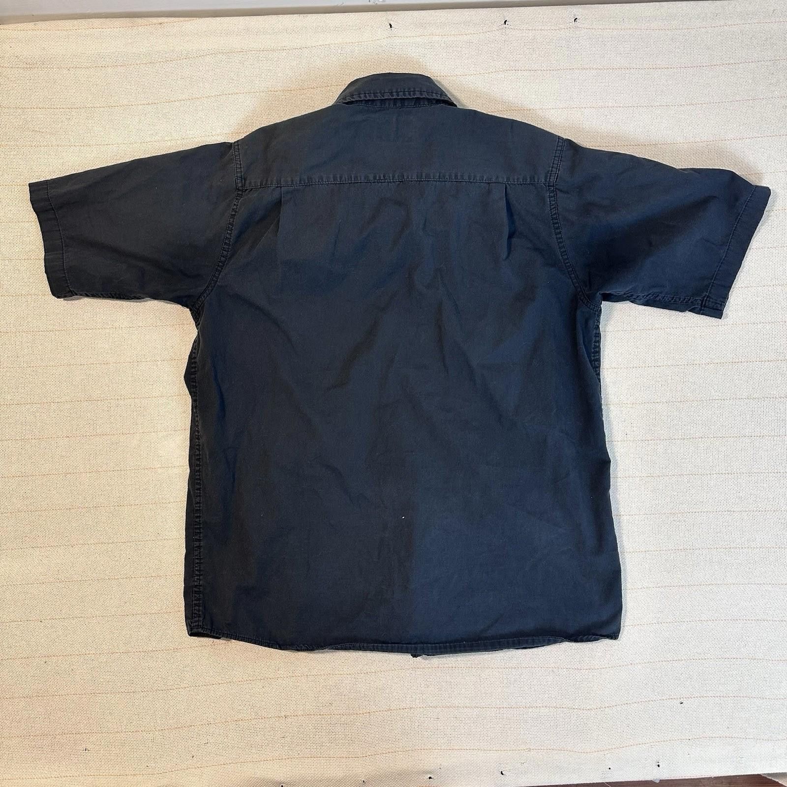 Wrangler Wrangler Premium Quality Short Sleeve Button Down Black Size US XL / EU 56 / 4 - 7 Thumbnail