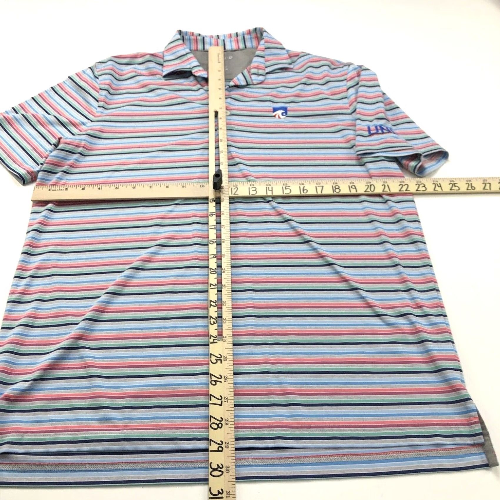 johnnie-O Johnnie-O Polo Shirt Large Colorful Golf SS Button Striped Shirt LOT OF 2 MINT Men L Regular Shirt Size US L / EU 52-54 / 3 - 6 Thumbnail