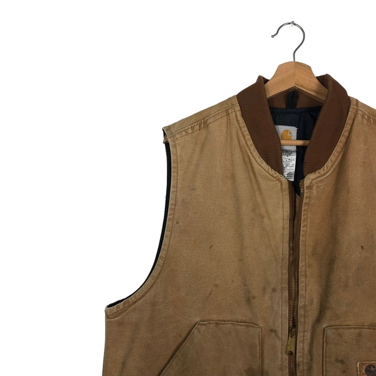 Carhartt 🔥VINTAGE CARHARTT RUSTY WORN TANK TOP WORKER USA Size US L / EU 52-54 / 3 - 6 Thumbnail