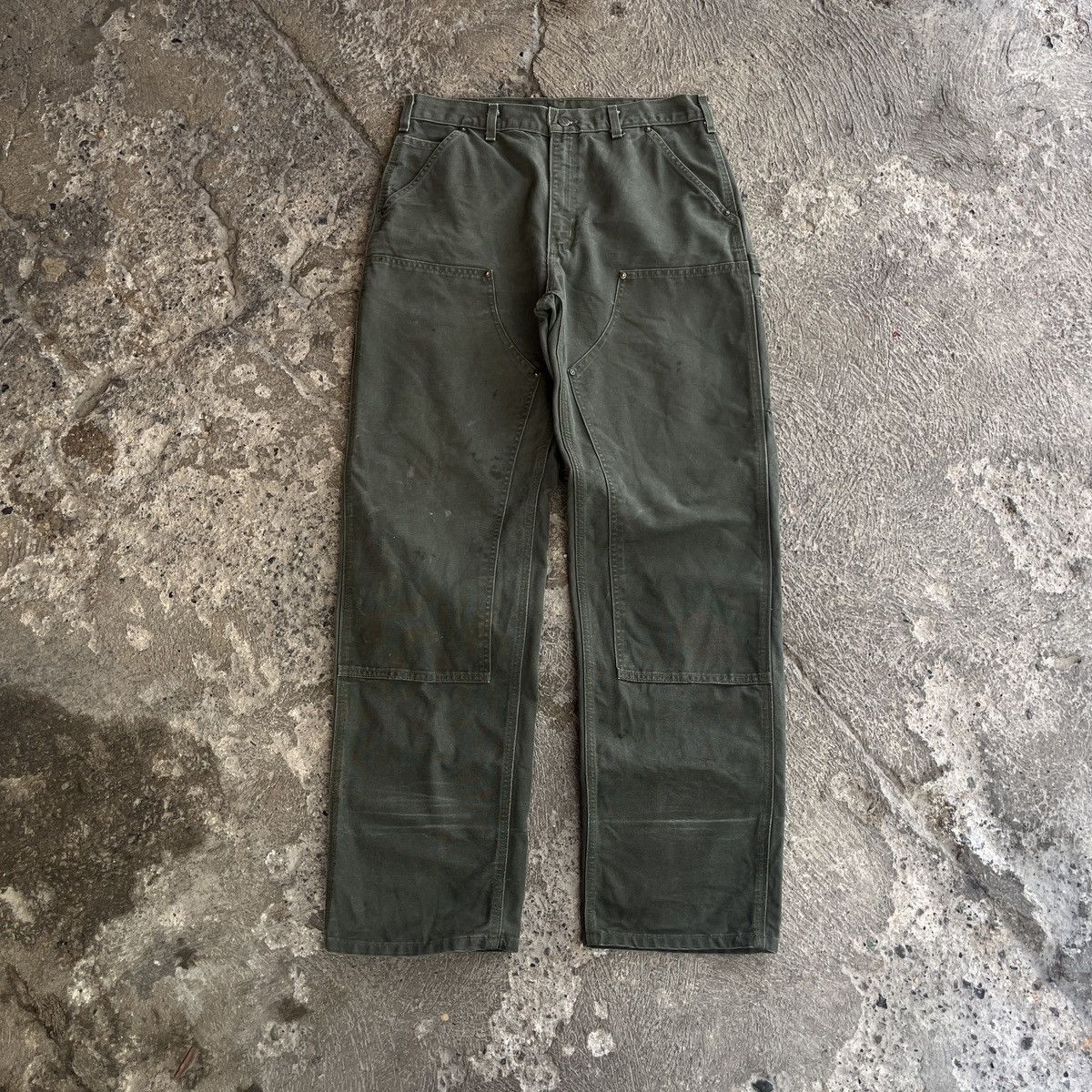 Carhartt B136 MOS double knee carhartt Size US 34 / EU 50 - 1 Thumbnail