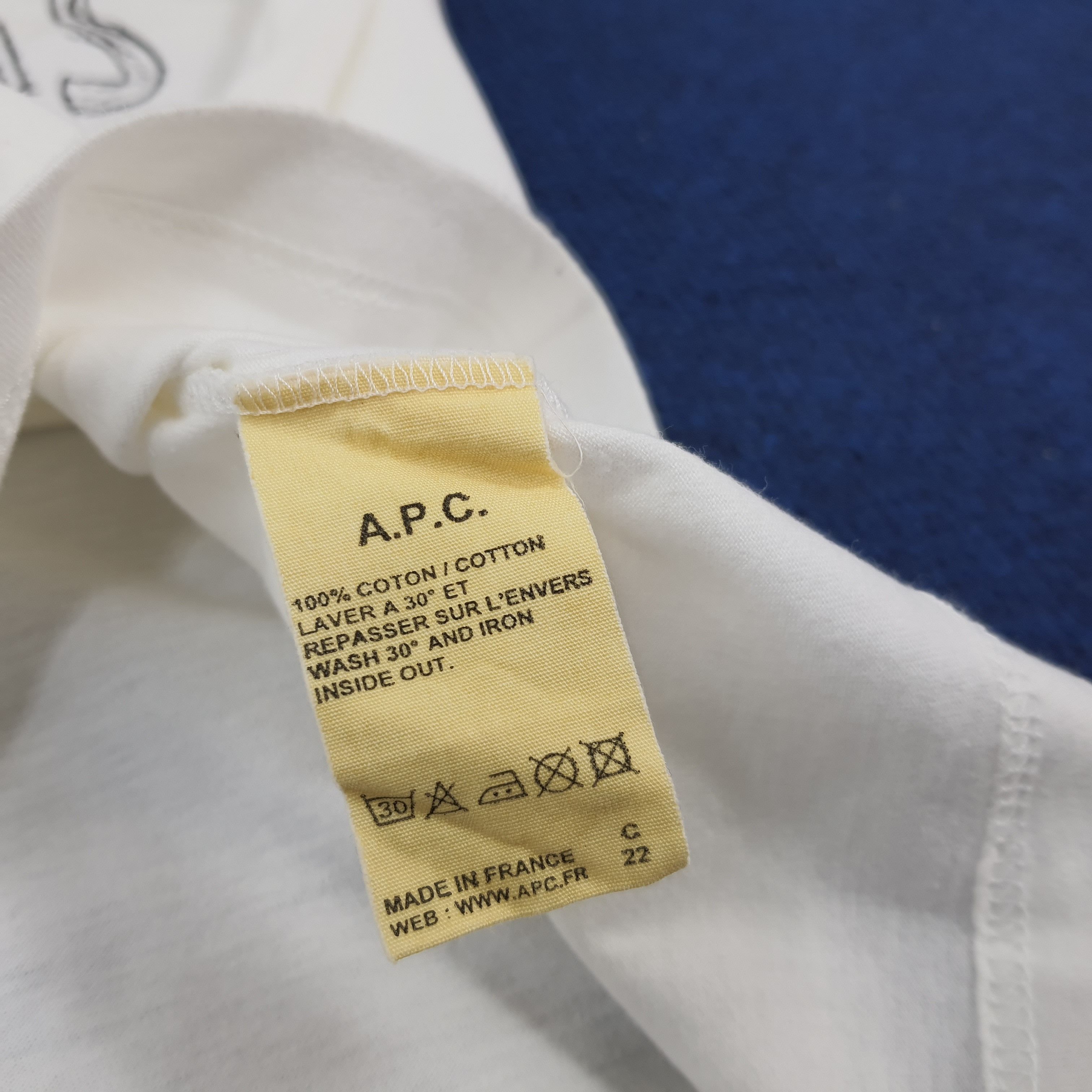 A.P.C. × Vintage Vintage A.P.C Kick Out The Jams Luxury Brand T-shirt Size US M / EU 48-50 / 2 - 5 Thumbnail