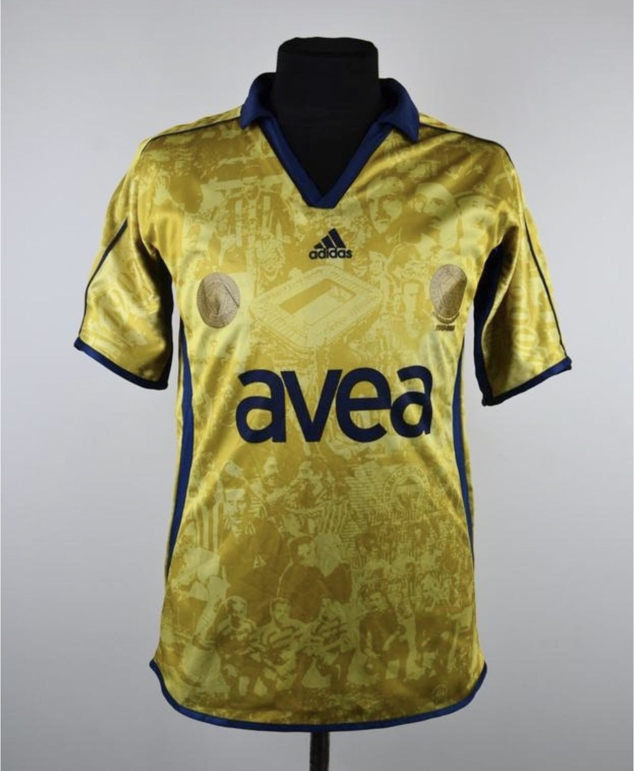 Adidas Adidas FENERBAHCE 2006 2007 T-shirt MAGLIA CALCIO CENTENARIO Size US L / EU 52-54 / 3 - 1 Thumbnail