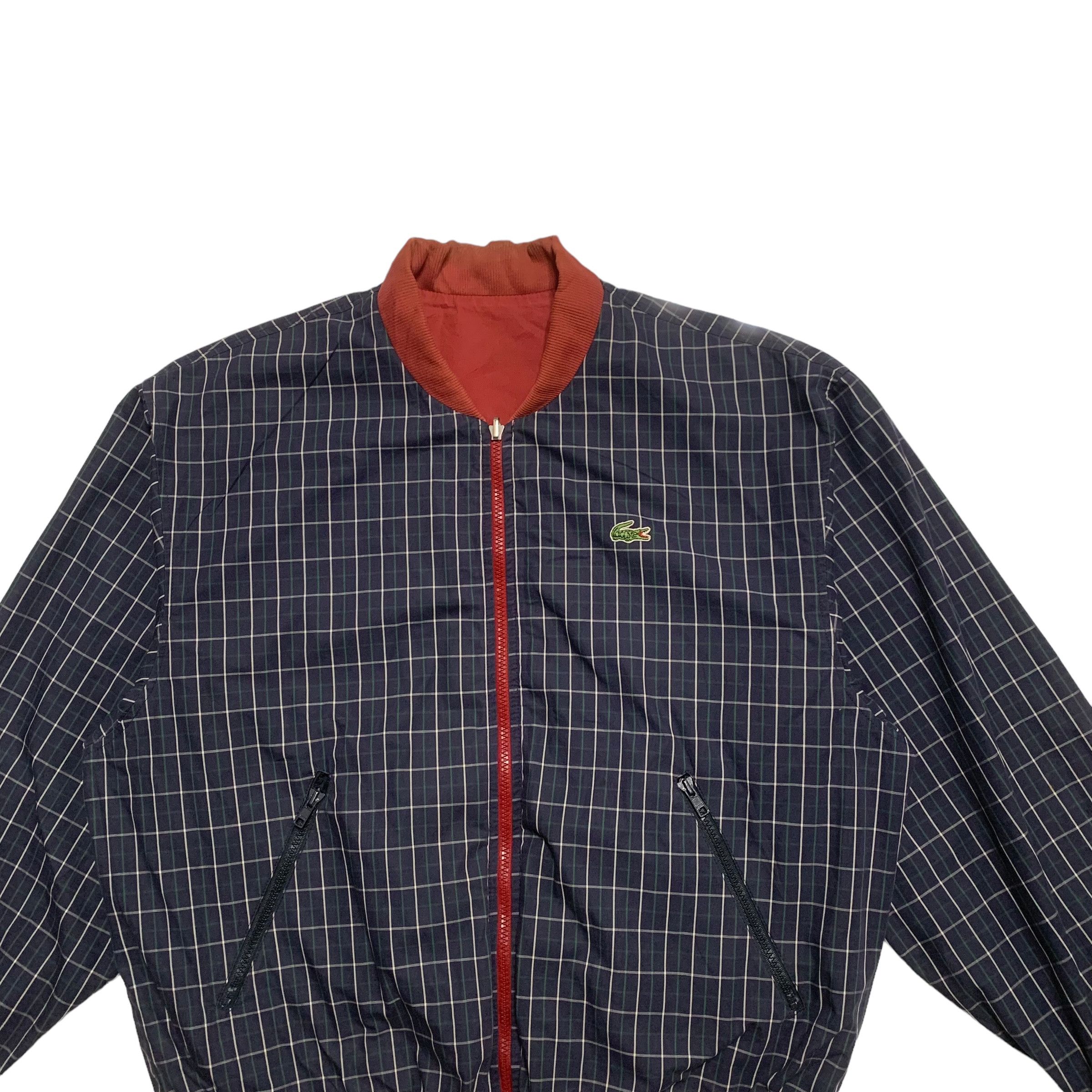 Lacoste Vintage 80s Lacoste Reversible Bomber Jacket Size US L / EU 52-54 / 3 - 7 Thumbnail