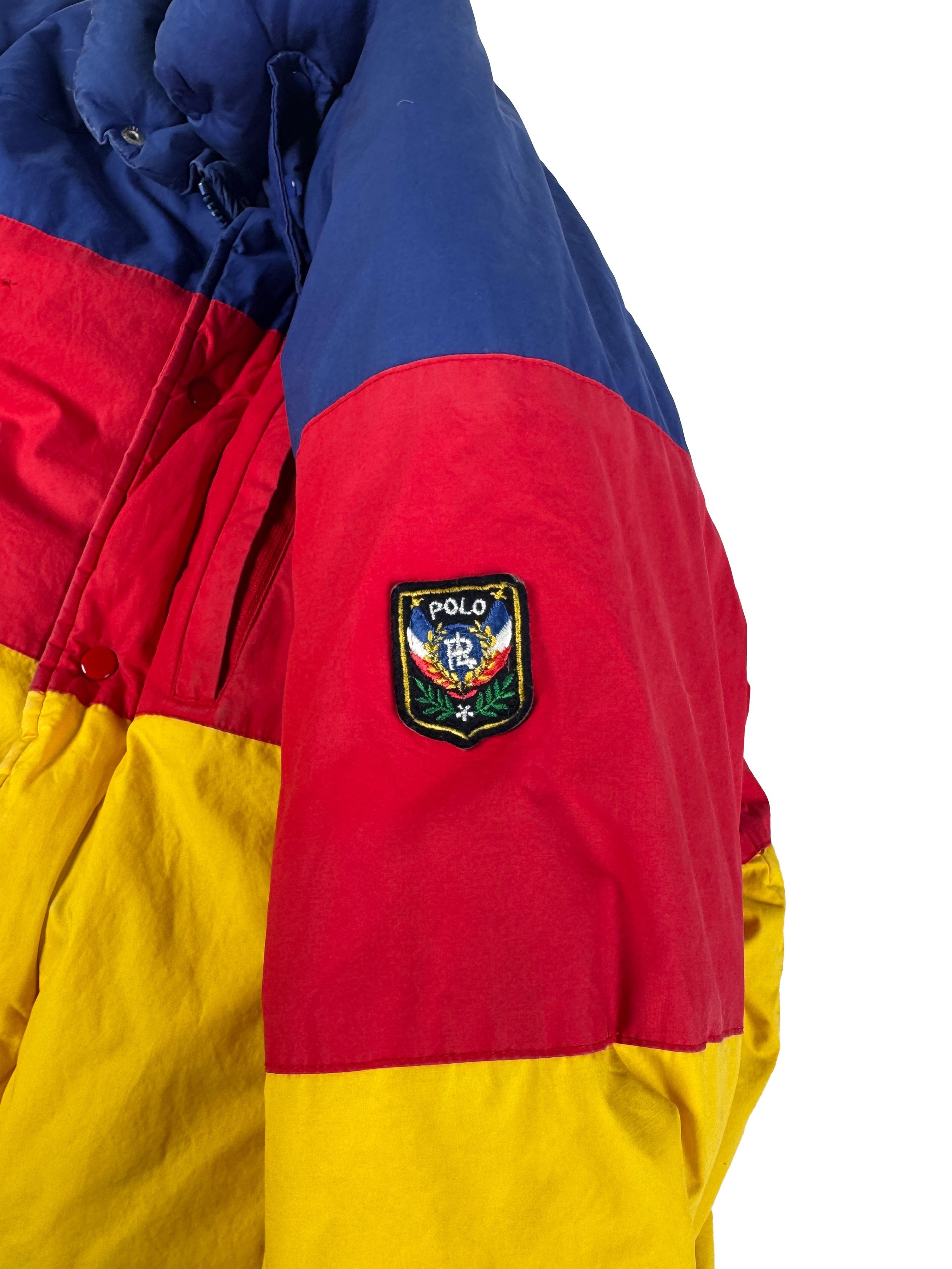 Polo Ralph Lauren Vintage 1980s Polo Ralph Lauren Uni Crest Down Puffer Jacket Size US M / EU 48-50 / 2 - 3 Thumbnail