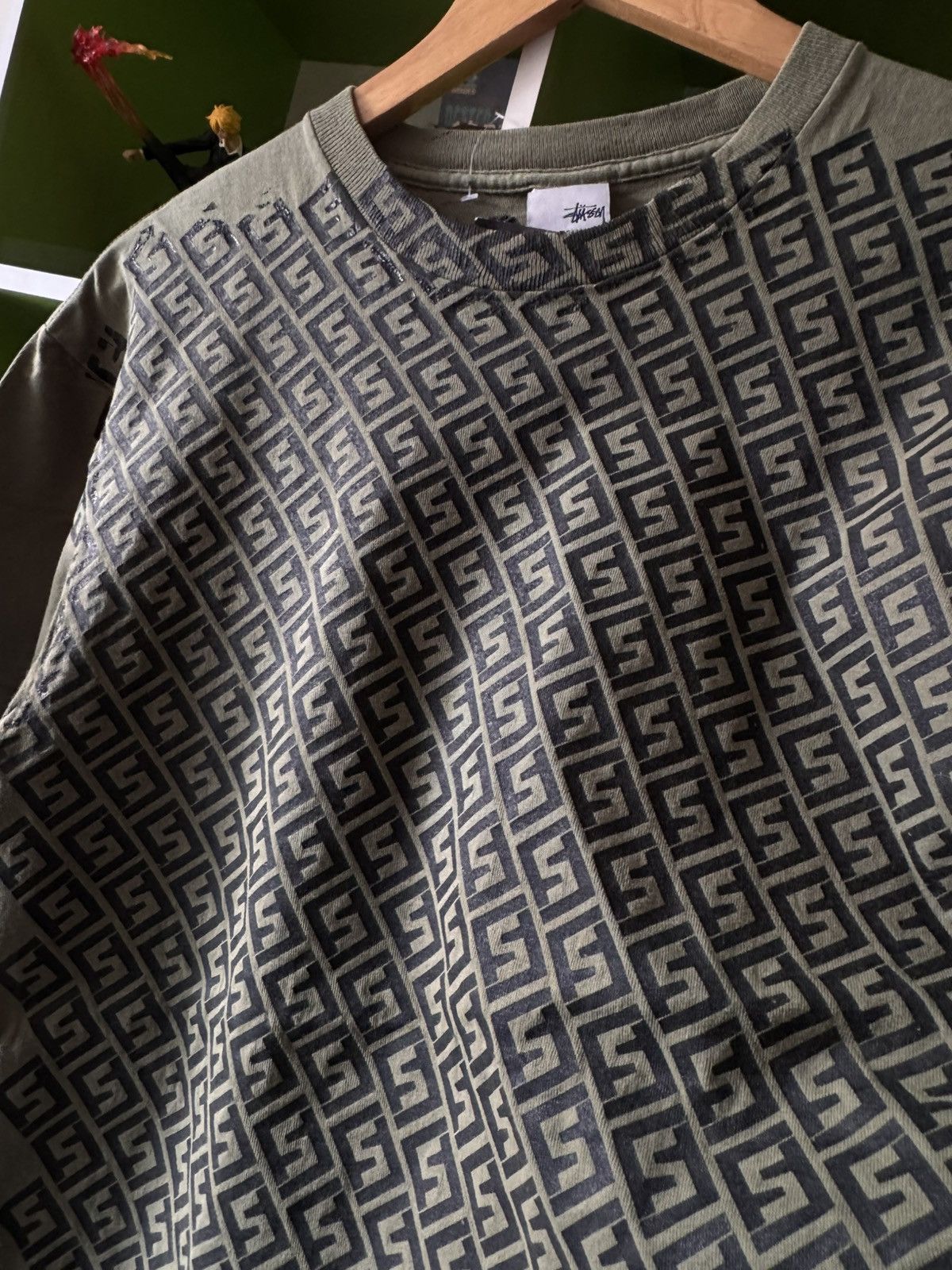 If Six Was Nine × Stussy × Vintage VINTAGE ARCHIVE STUSSY RIP OFF FENDI MONOGRAM MEGAPRINT🔥 Size US M / EU 48-50 / 2 - 7 Thumbnail