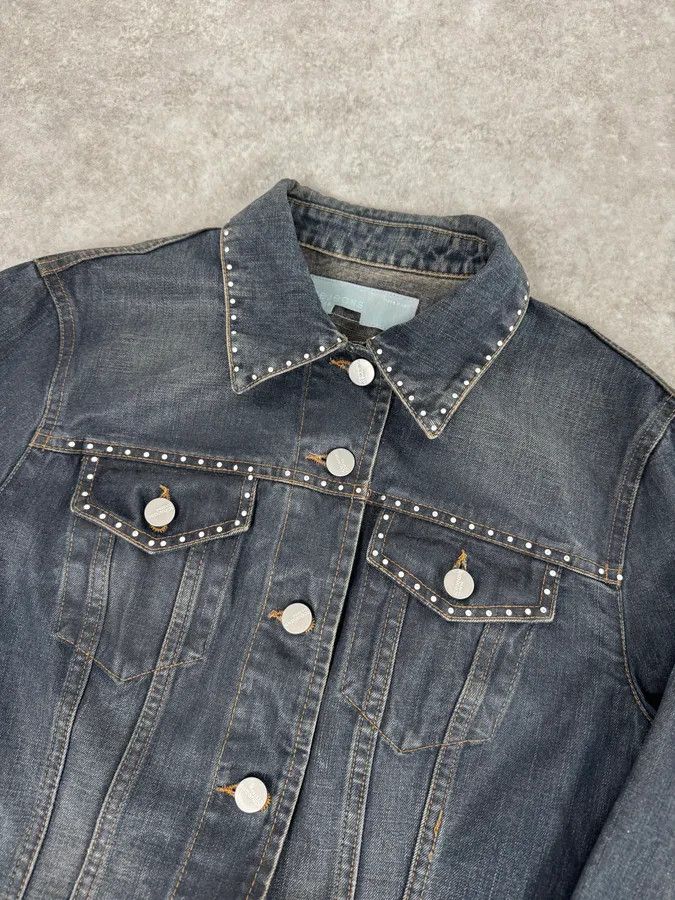 Iceberg 2000s Iceberg Studded Blue Denim Jacket Size S / US 4 / IT 40 - 5 Thumbnail
