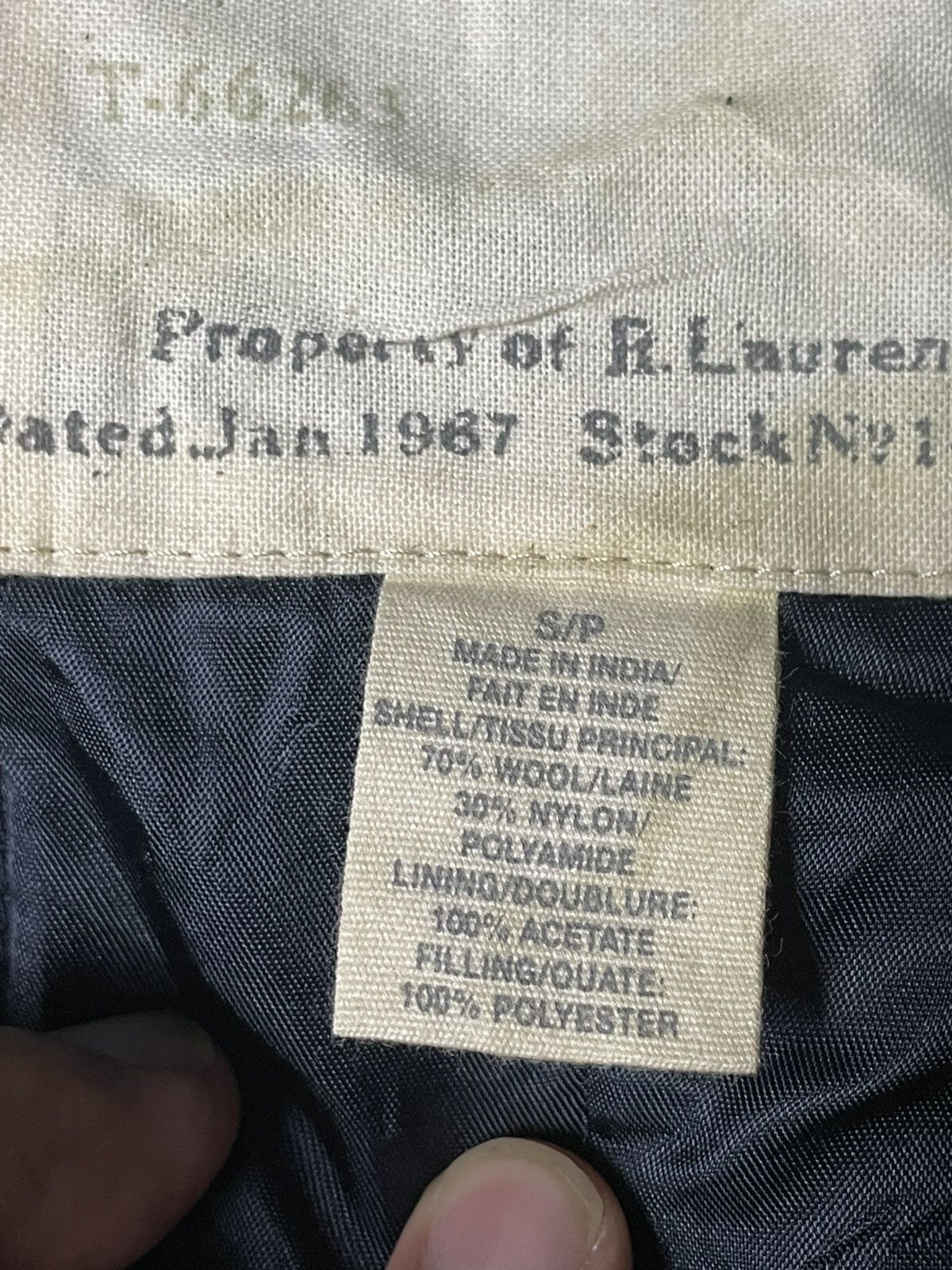 Japanese Brand × Ralph Lauren × Vintage Ralph Lauren Denim&Supply Wool Peacoat (102) Size US XXS / EU 40 - 9 Thumbnail