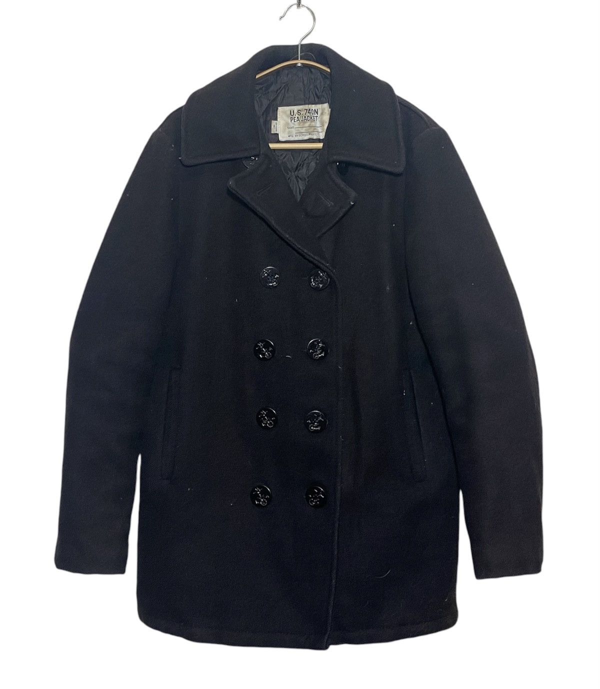 Schott Vintage Schott Bros NYC Duffle Coat Wool Long Jacket Chore Size US M / EU 48-50 / 2 - 1 Thumbnail