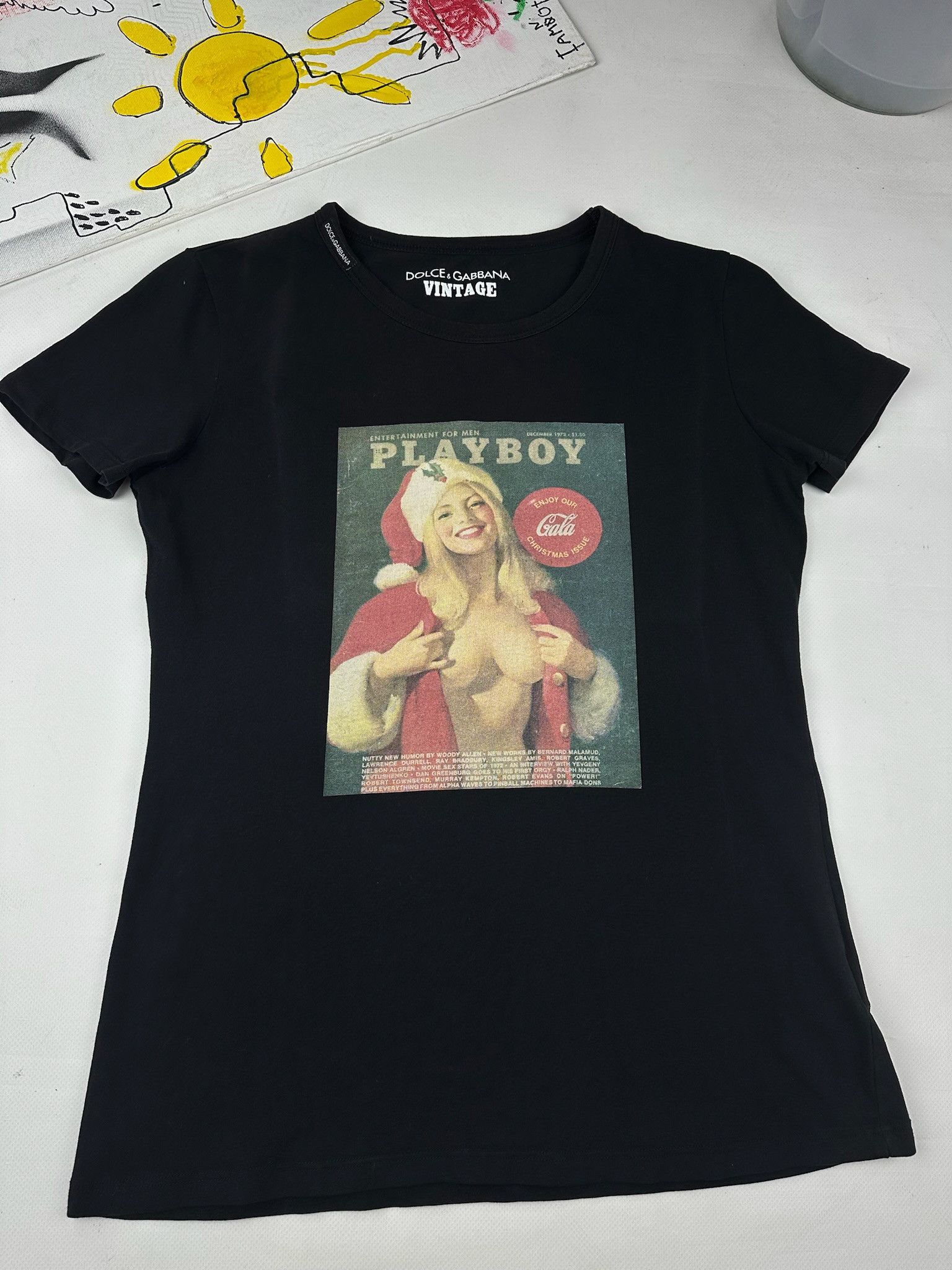 Dolce & Gabbana VINTAGE DOLCE&GABBANA PLAYBOY 2000s TEE SHIRT Size M / US 6-8 / IT 42-44 - 1 Thumbnail
