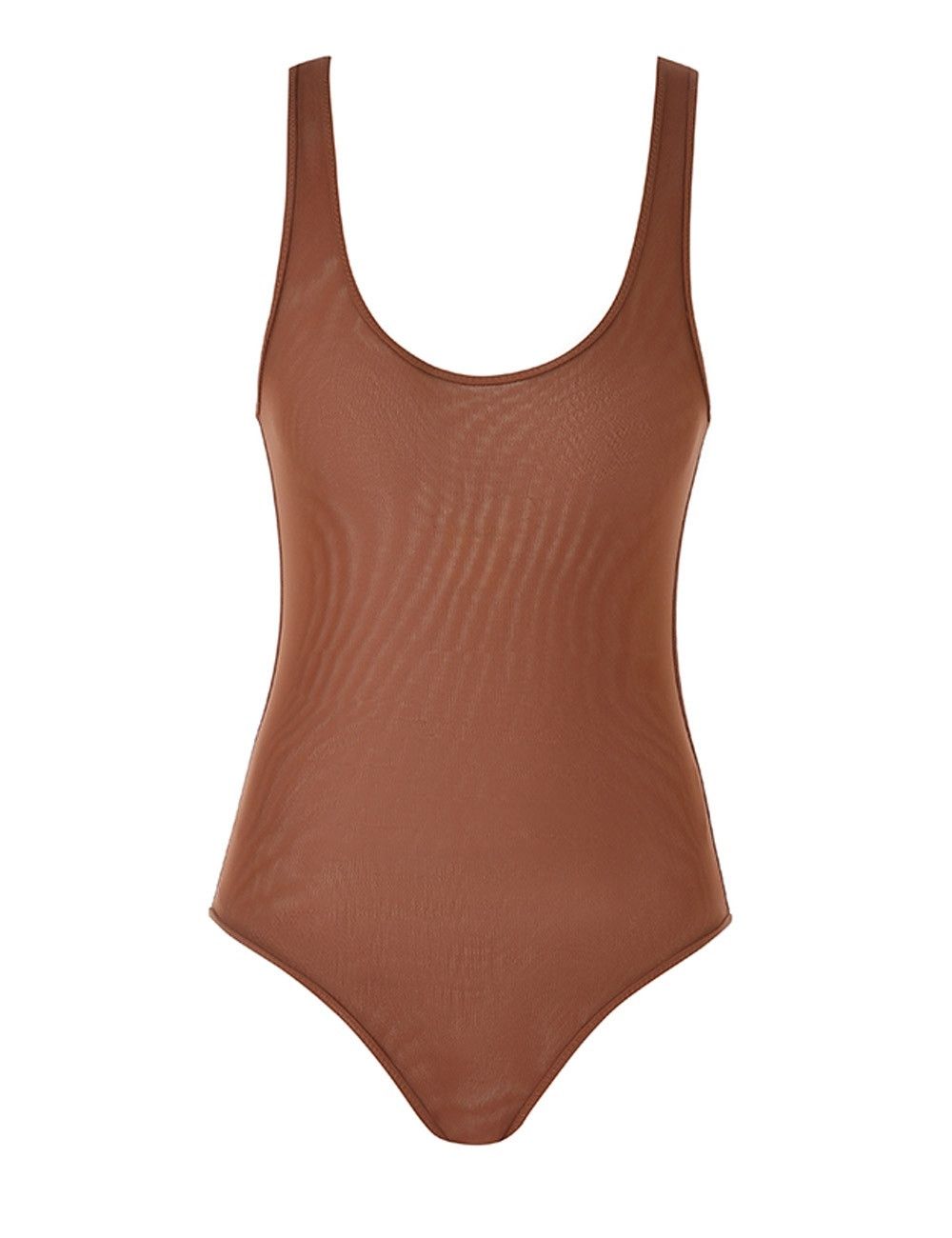Zimmermann oc11z0525 Scooped Bodysuit in Brown Size M / US 6-8 / IT 42-44 - 1 Thumbnail
