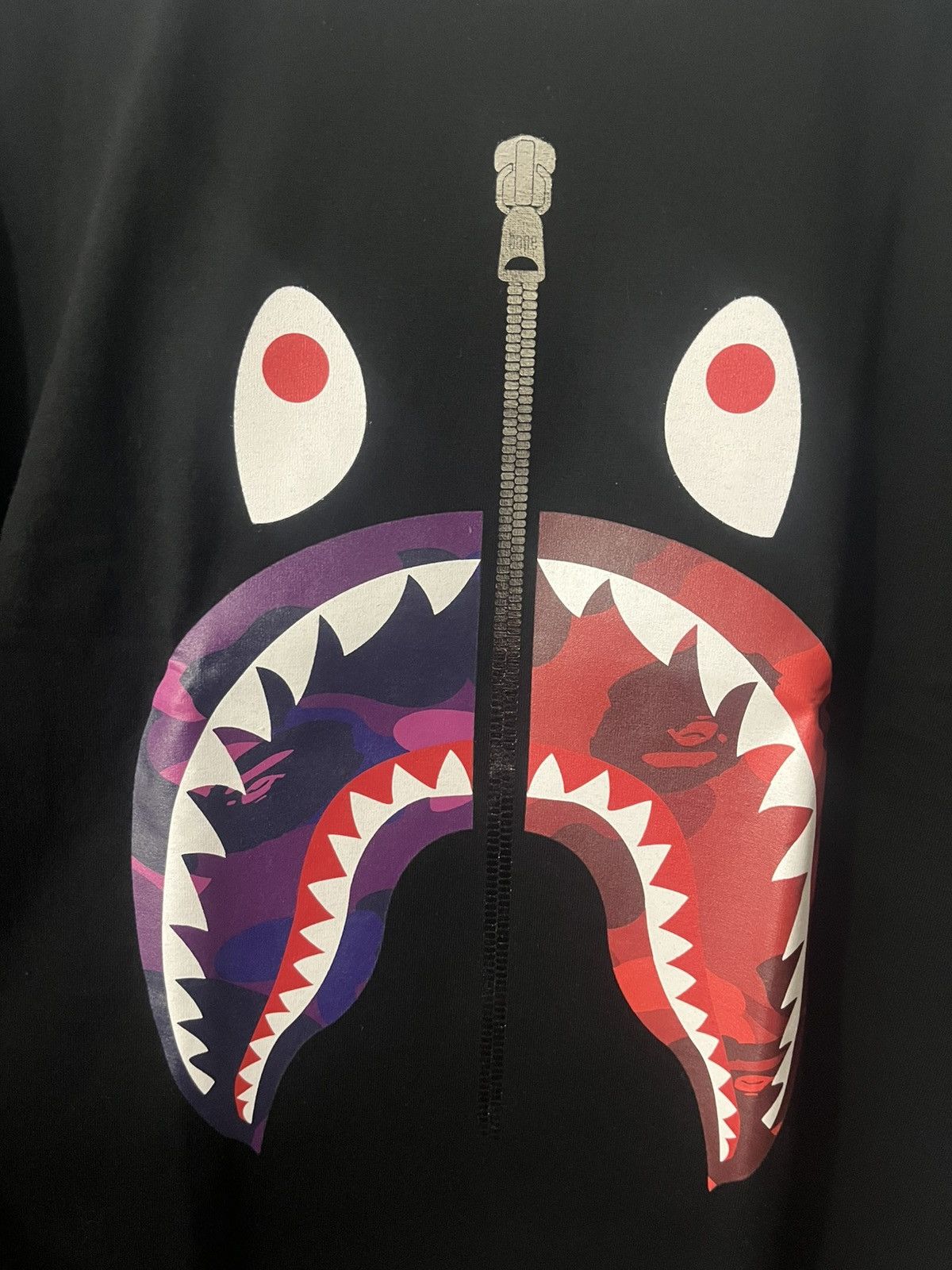 Bape A Bathing Ape BAPE ABC Camo Rebuild Shark Split Tee Sz Large Size US L / EU 52-54 / 3 - 2 Thumbnail
