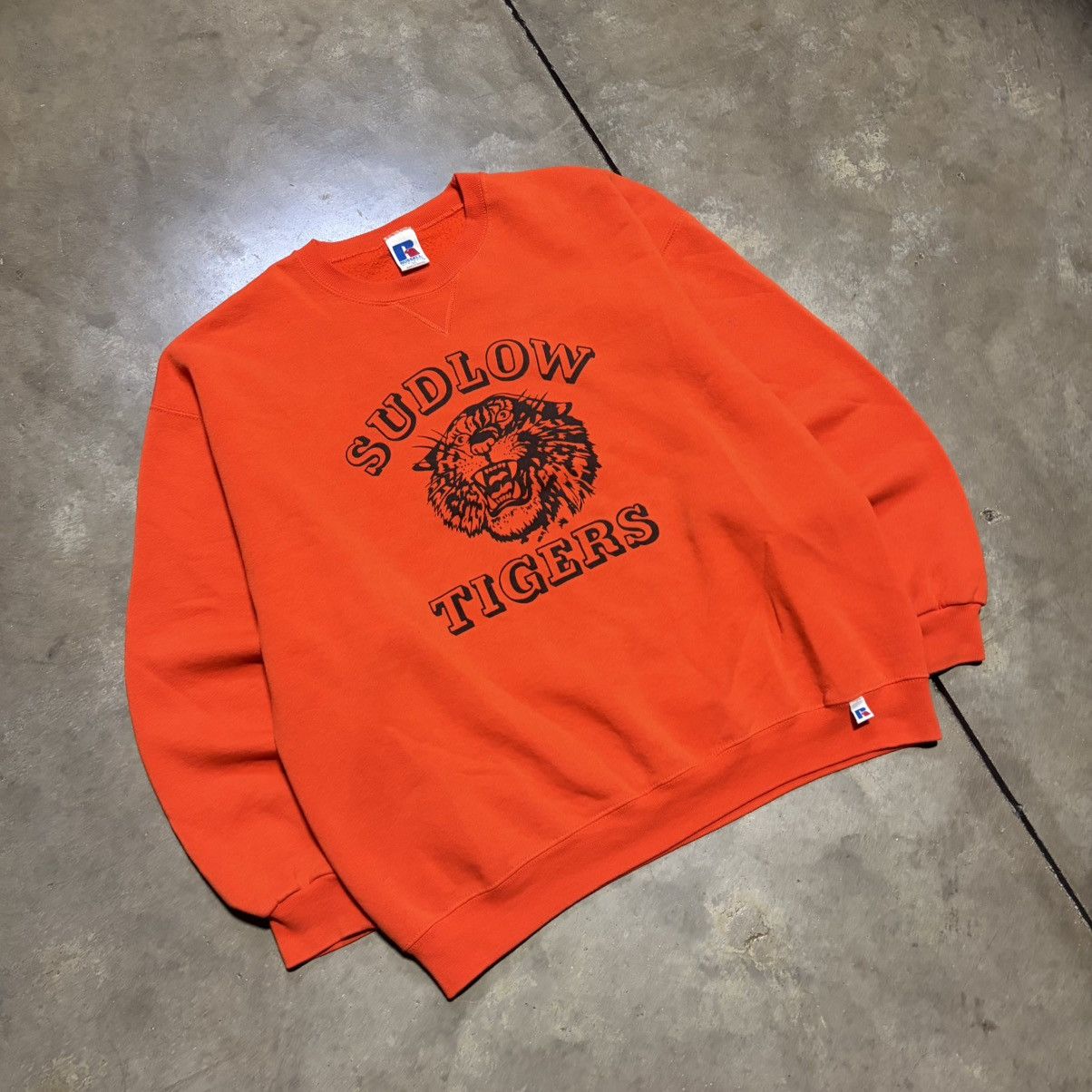 Russell Athletic Vintage 90s Russell Athletic Crewneck Sweatshirt Tigers Size US XL / EU 56 / 4 - 2 Thumbnail