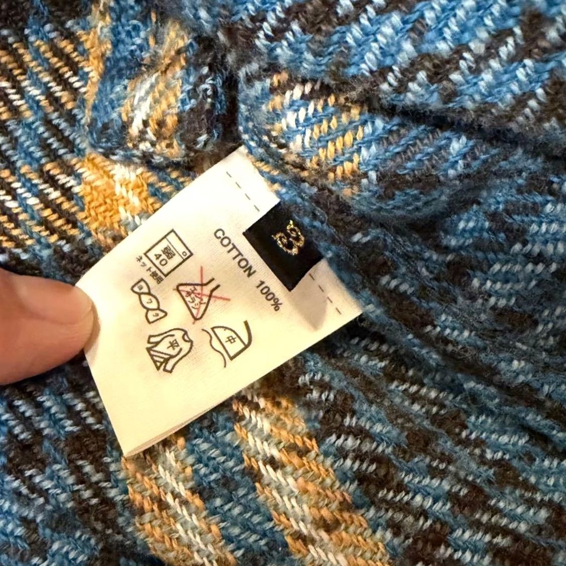 Kapital KAPITAL Western Flannel Shirt Size 3 Blue Plaid Asymmetric Excellent Condition Size US L / EU 52-54 / 3 - 4 Thumbnail