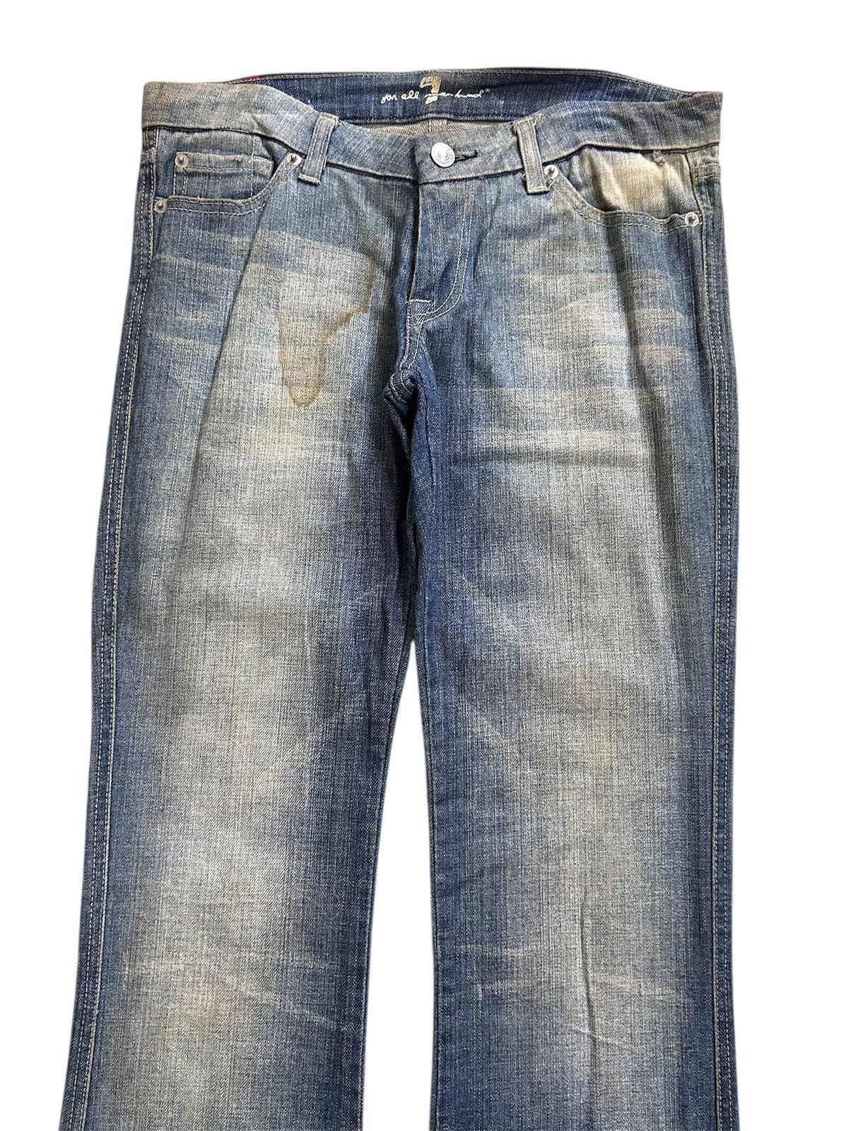 7 For All Mankind × Vintage Vintage 7 For All Mankind Denim Blue Wash Jeans Size US 29 - 3 Thumbnail