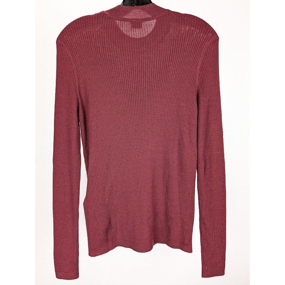 Saint Laurent Paris o1rshd1 Sweater in Burgundy Size US XL / EU 56 / 4 - 8 Thumbnail