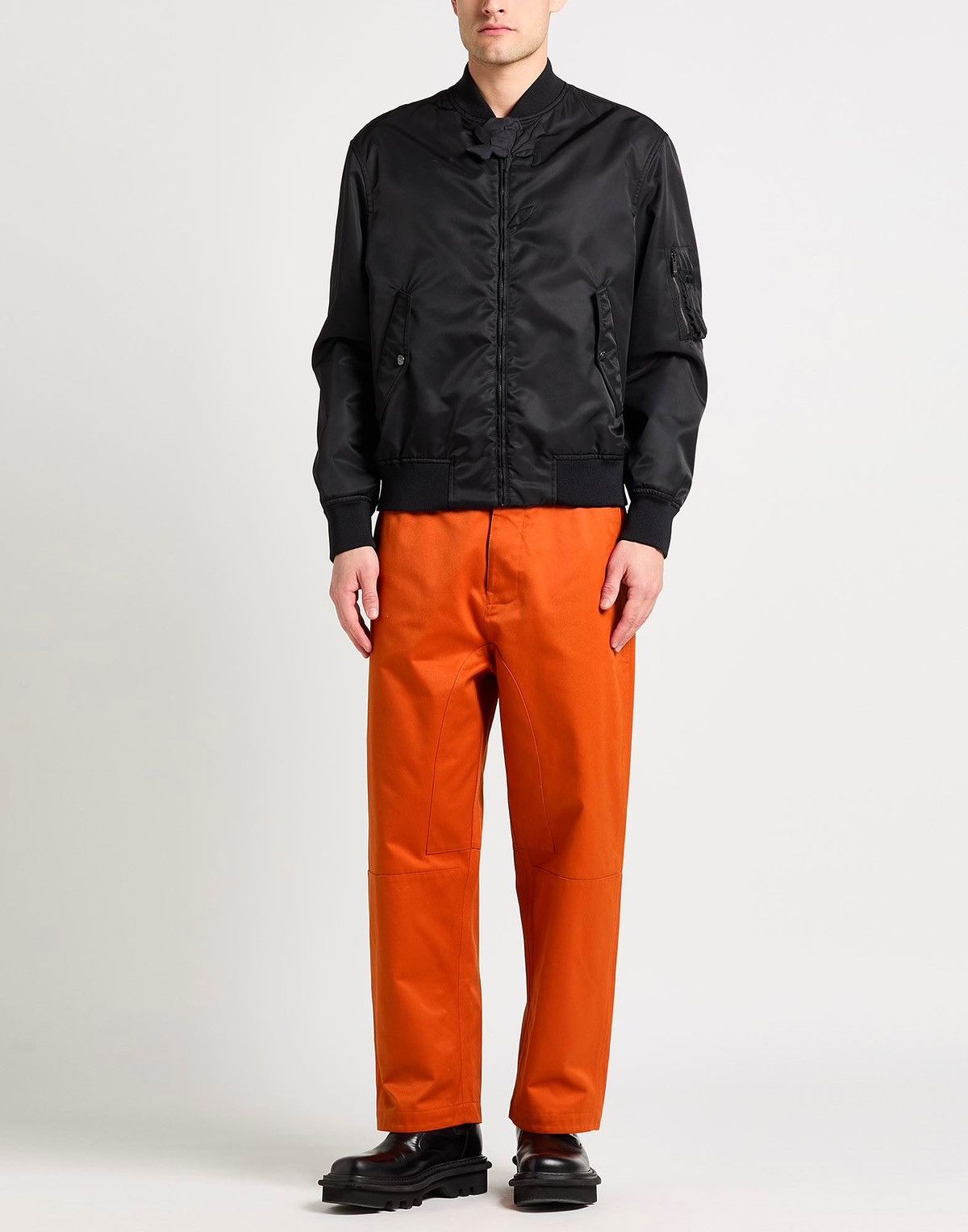 Valentino Valentino Men Bomber Black 3D flower Collar Size US S / EU 44-46 / 1 - 3 Thumbnail