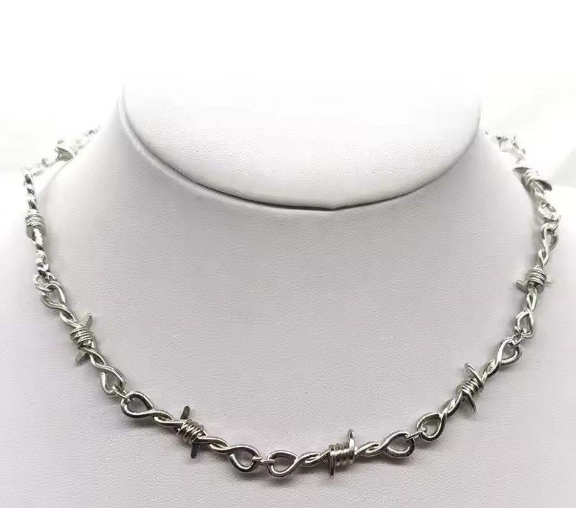 Other Barbed wire Silver chain Size ONE SIZE - 5 Thumbnail