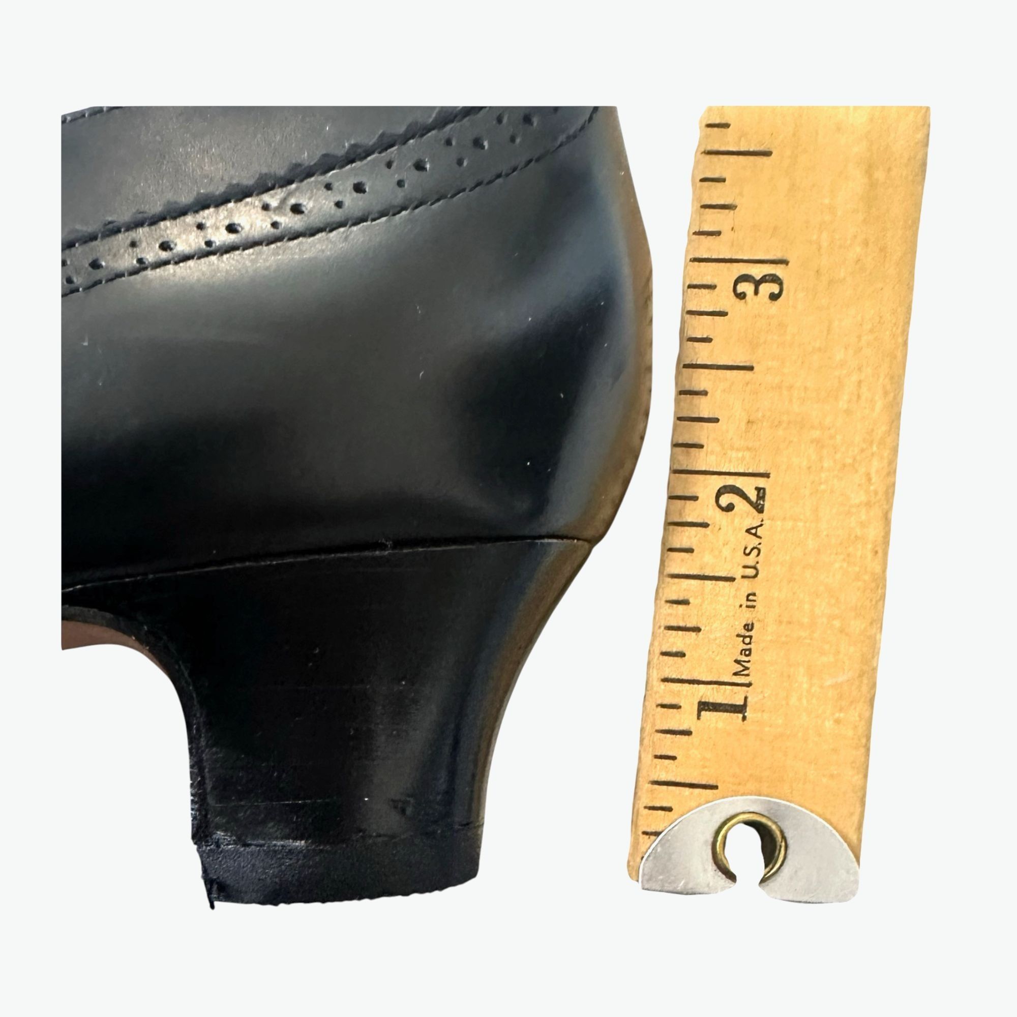 Robert Clergerie Vintage Robert Clergerie Oxford Heels 90s Black Leather Size US 7.5 / IT 37.5 - 9 Thumbnail