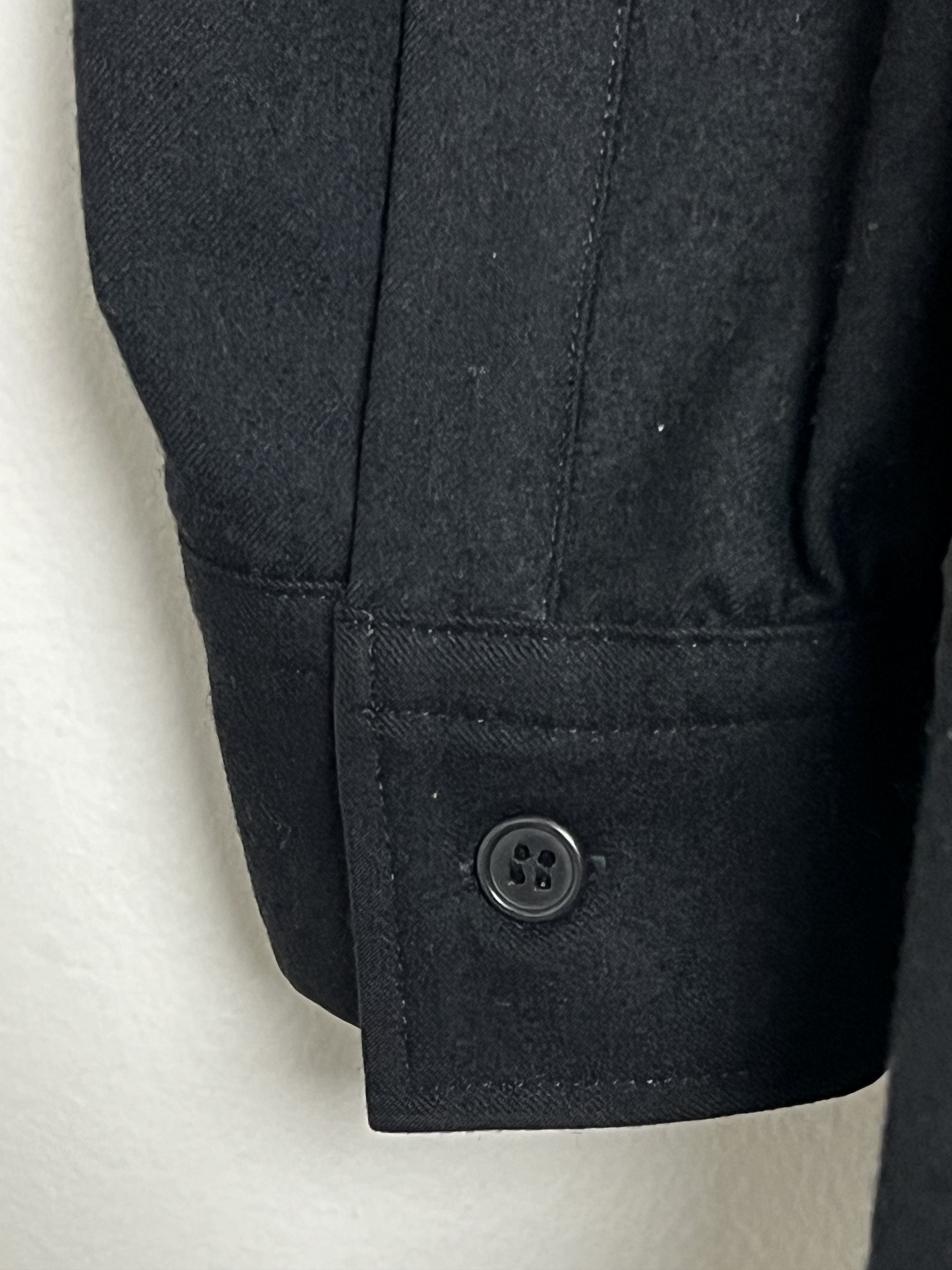 Y's for Men × Yohji Yamamoto Wool Zipped-up Fastening Shirt Jacket Size US M / EU 48-50 / 2 - 6 Thumbnail