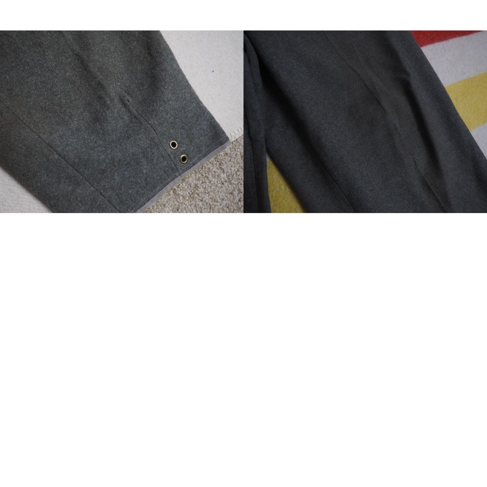 Vintage VTG 40s WW2 Swedish Military Brown Wool Metal Button Fly 32x31 Field Winter Pant Shirt/Hoodie Size US 32 / EU 48 - 8 Thumbnail
