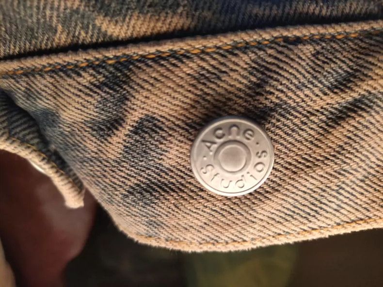 Acne Studios acne studios size:34 Washed aged denim jacket 2505-Nextarr Size US XXS / EU 40 - 8 Thumbnail