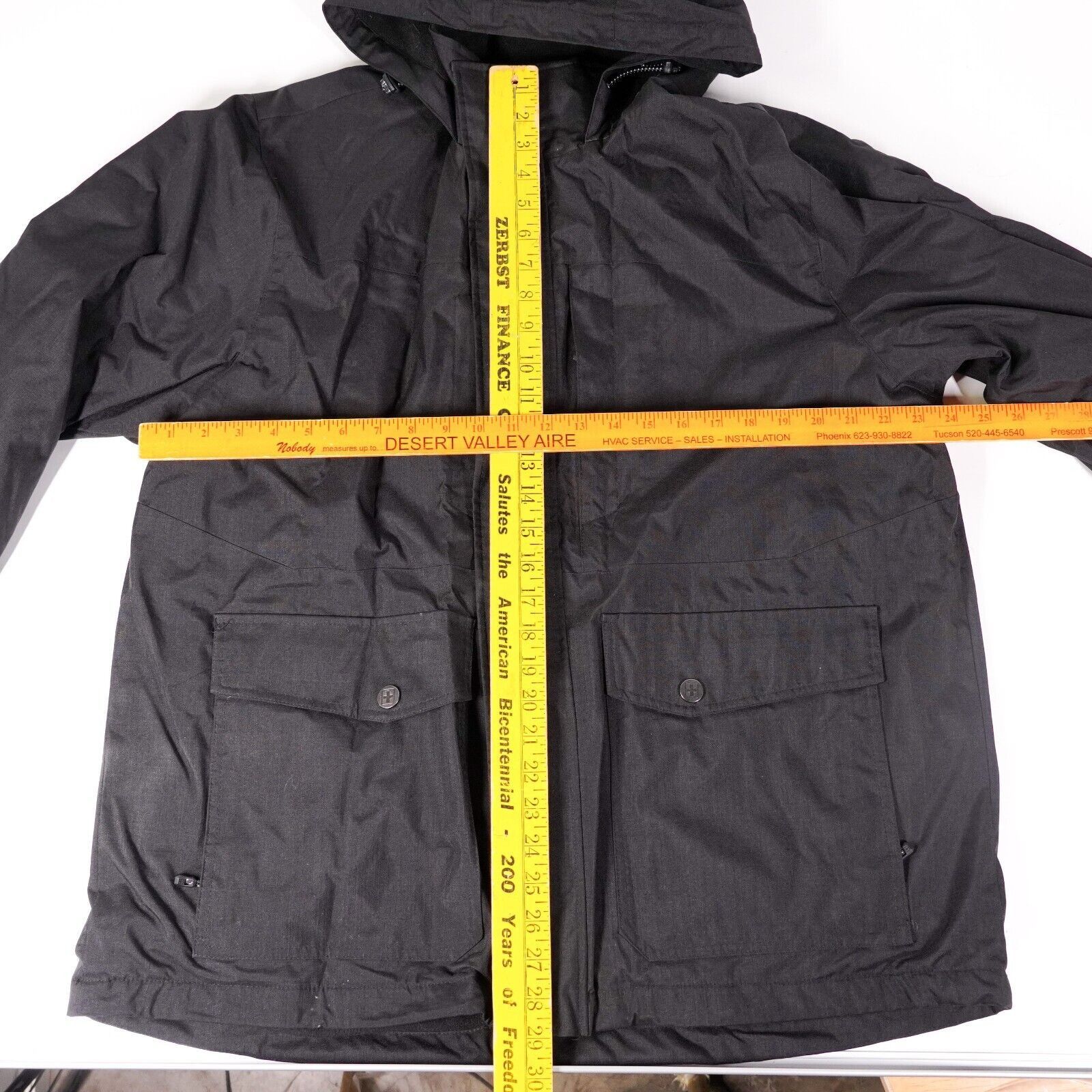 Other Swisstech Hooded Jacket Winter Coat Large 42-44 Black Gray Size US L / EU 52-54 / 3 - 2 Thumbnail