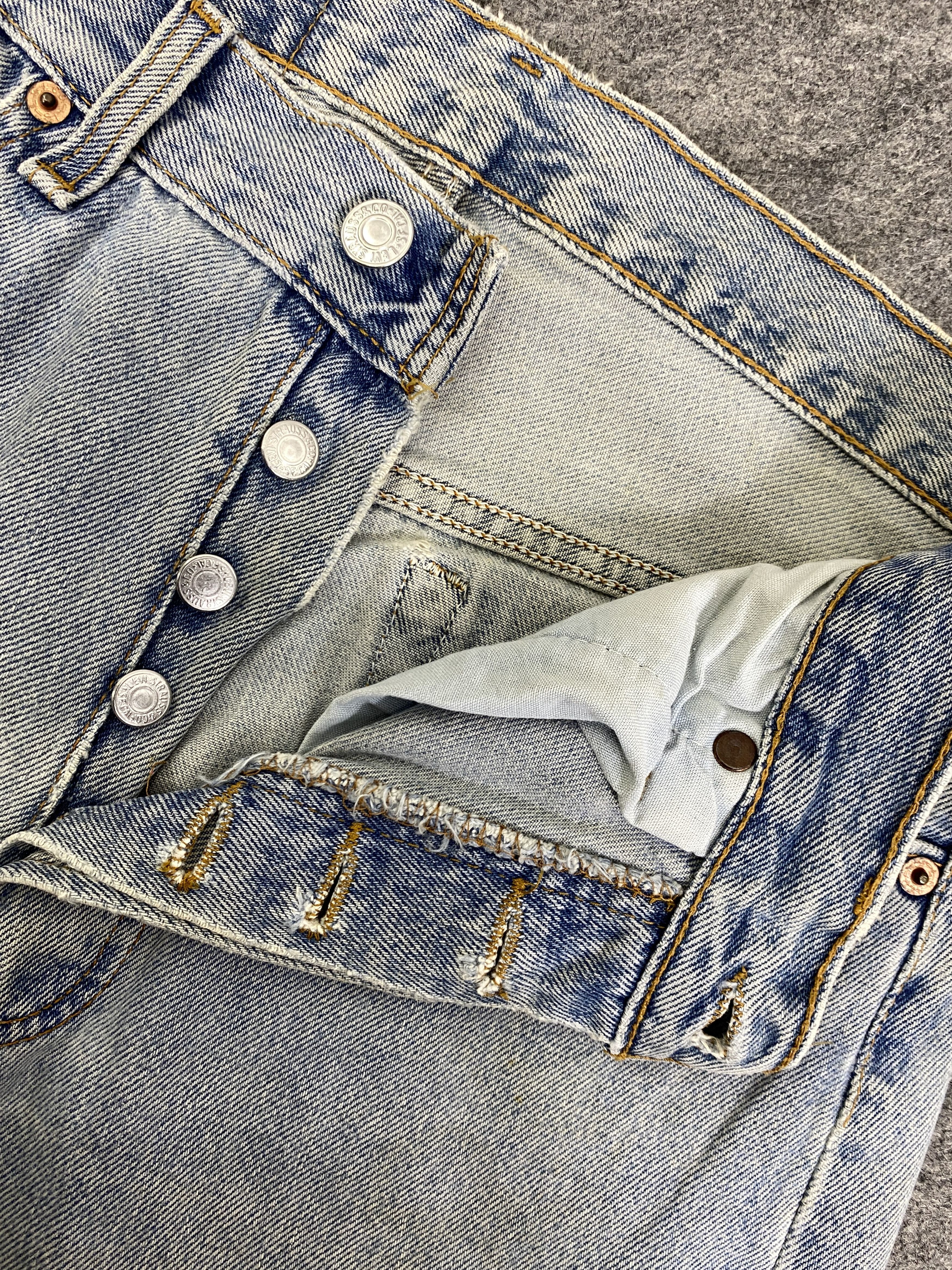 Levi's Light Blue Wash Vintage Levis 501 USA 30x27.5 - JN3170 Size US 30 / EU 46 - 6 Thumbnail