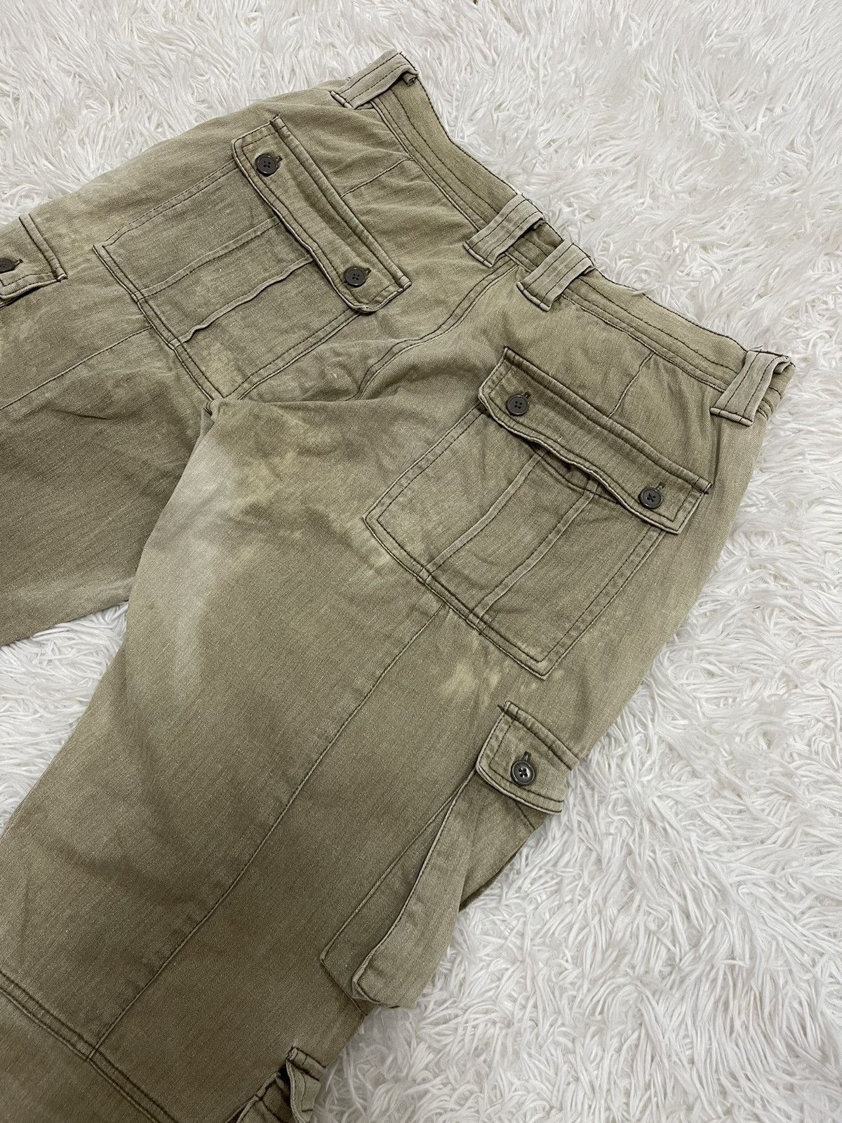 Japanese Brand × semanticdesign Distressed Semantic Design Bleached Flared Leg Pants Size US 32 / EU 48 - 10 Thumbnail