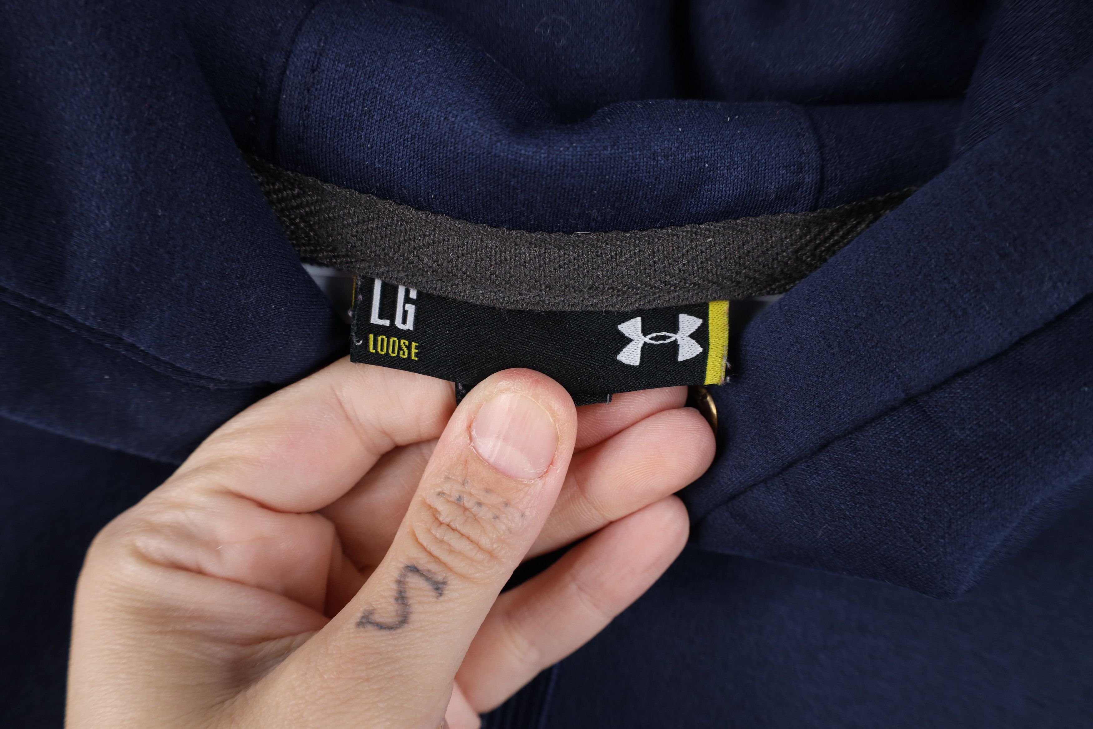 Under Armour × Vintage Under Armour Toledo Walleye Hockey Hoodie Sweatshirt Blue Size US L / EU 52-54 / 3 - 5 Thumbnail