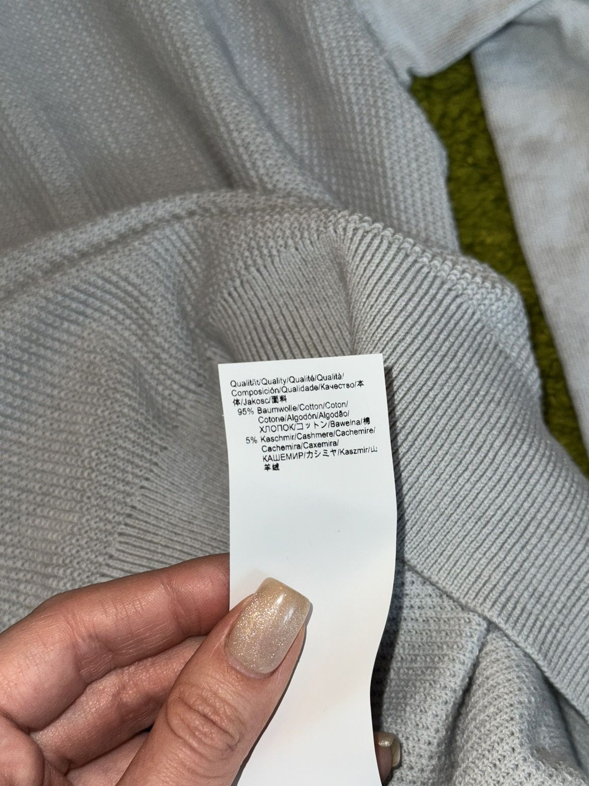 Designer × Hugo Boss Hugo Boss cashmere blend patch logo sweater Size US XXL / EU 58 / 5 - 8 Thumbnail