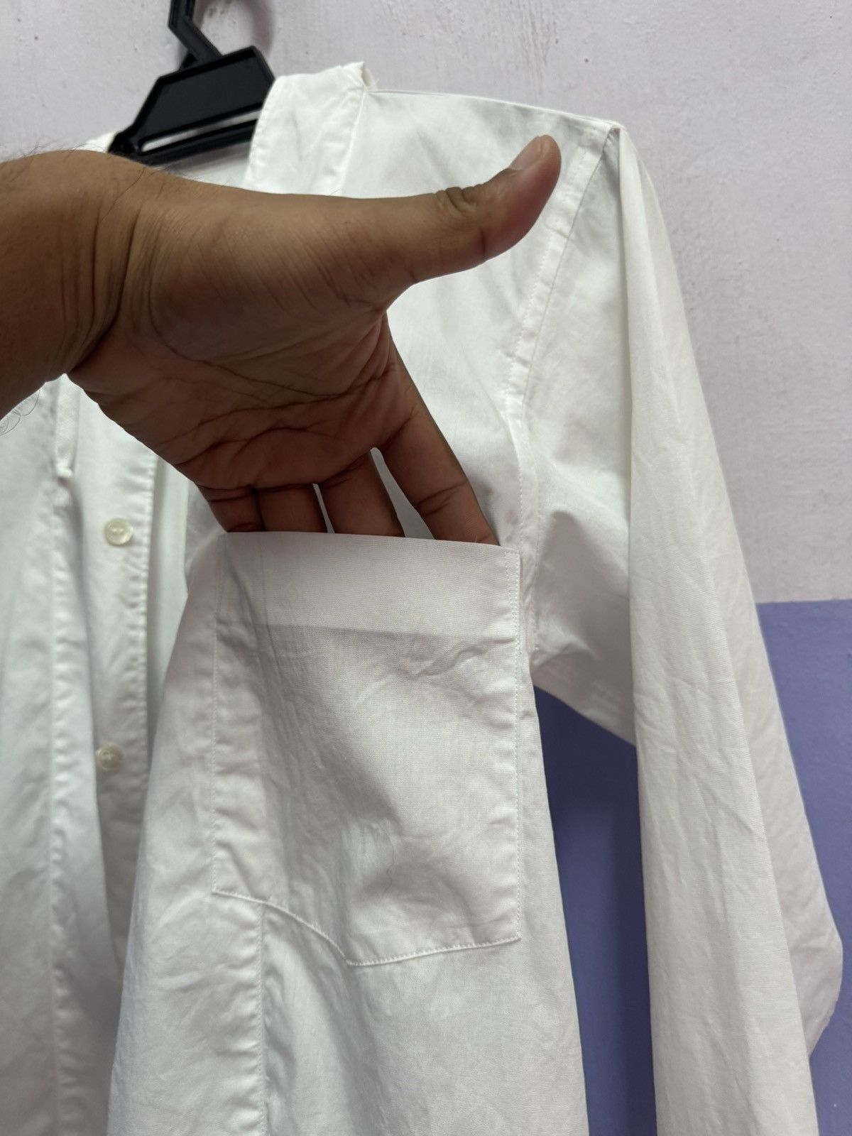 Comme des Garcons COMME des GARCONS Cotton Hooded Long Shirt Size S Size US S / EU 44-46 / 1 - 10 Thumbnail