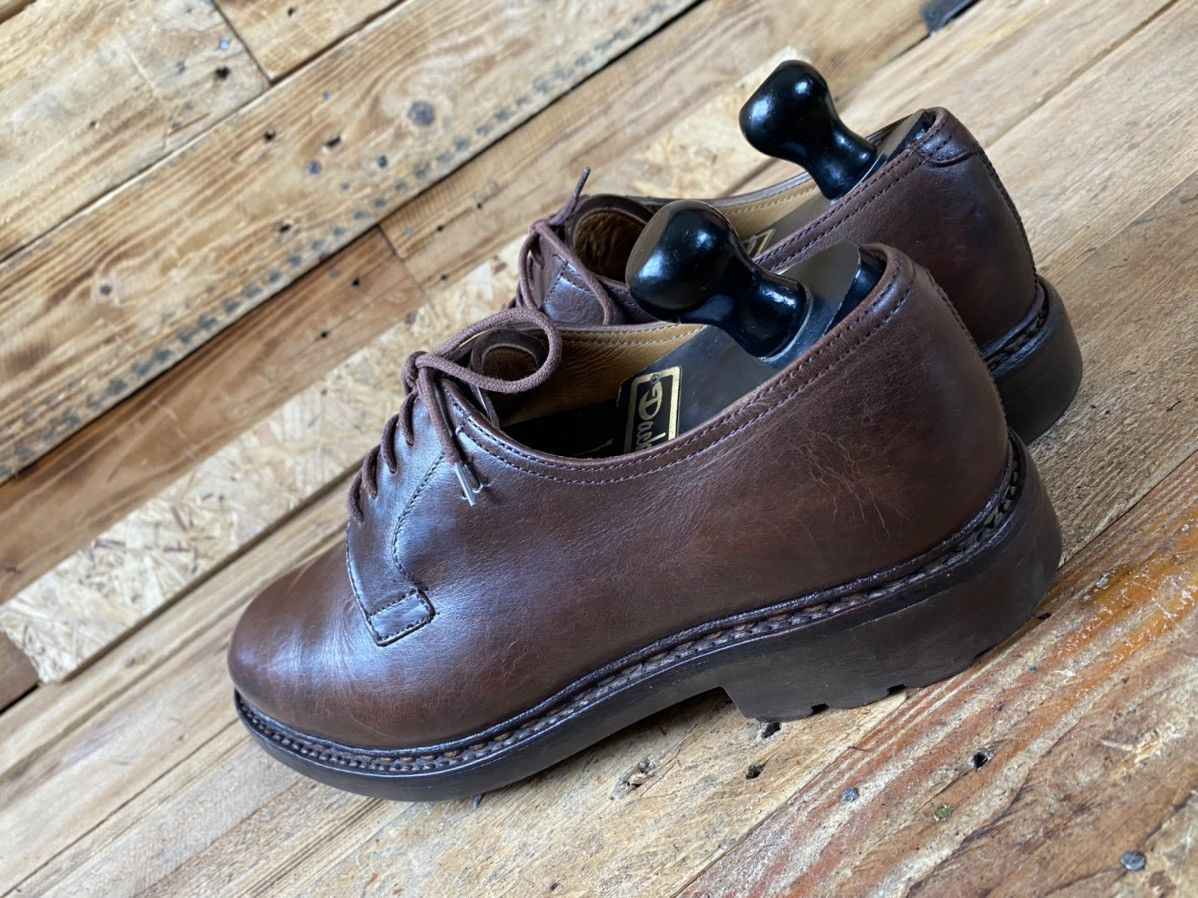 John Lobb John lobb plain toe blucher brown derby leather shoes uk 7 Size US 7.5 / EU 40-41 - 6 Thumbnail
