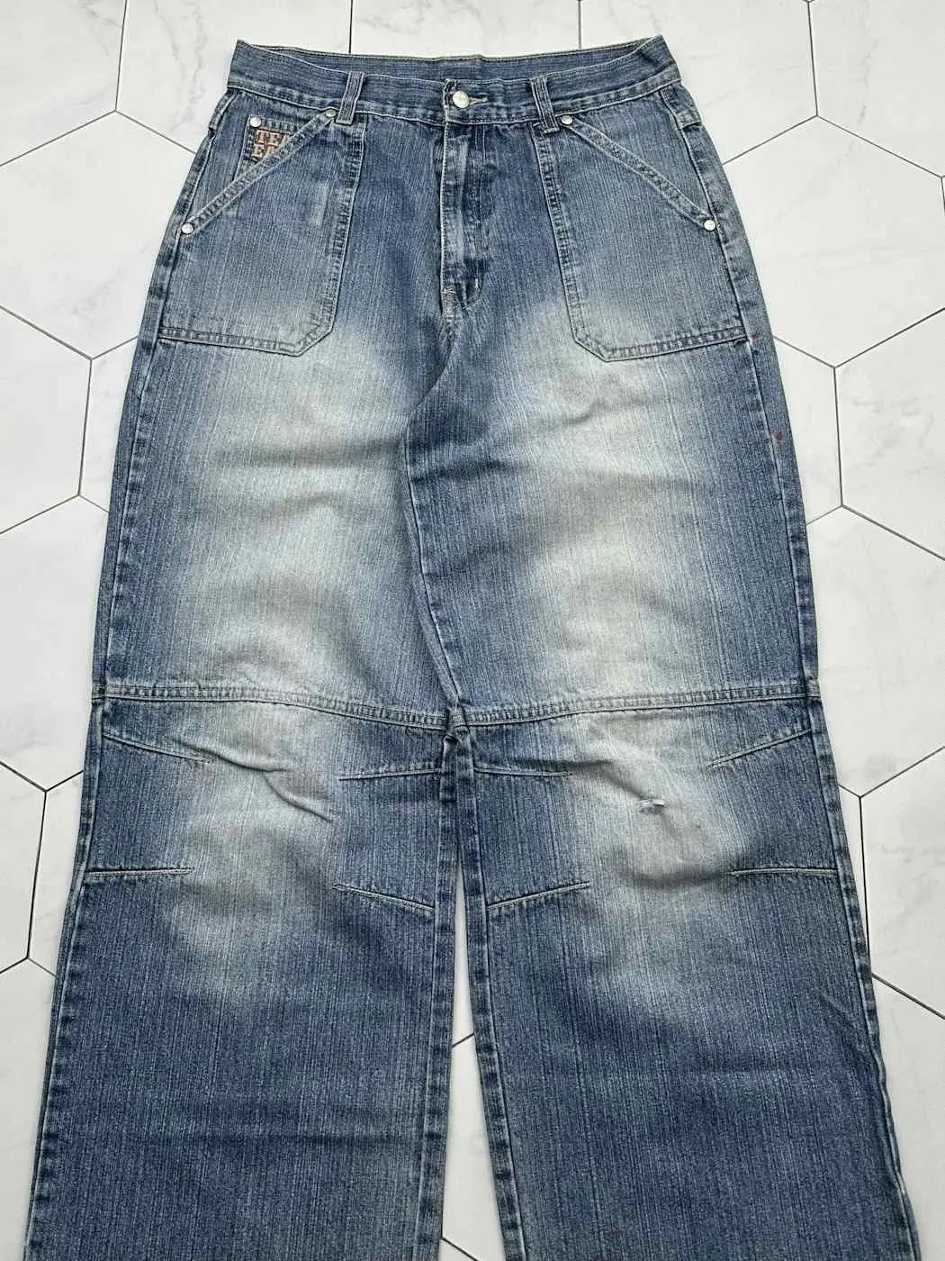 Japanese Brand Vintage Wide Baggy Jeans E2 Size US 28 / EU 44 - 2 Thumbnail