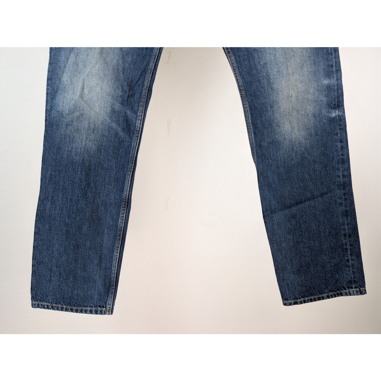 Saint Laurent Paris o1rshd1 Relaxed Straight Denim Jeans in Deauville Beach Blue Size US 34 / EU 50 - 3 Thumbnail