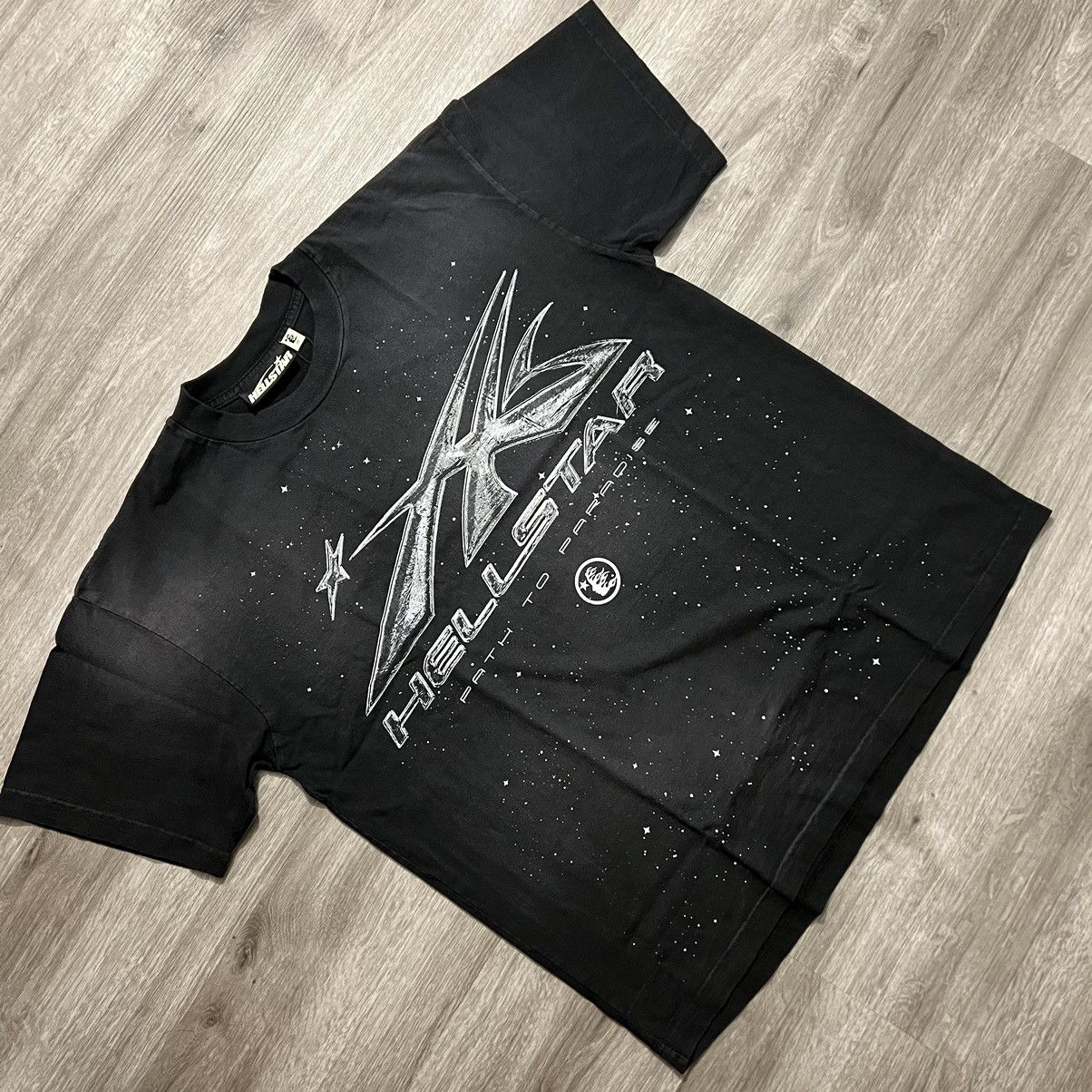 Hellstar hellstar chrome logo tee grailed